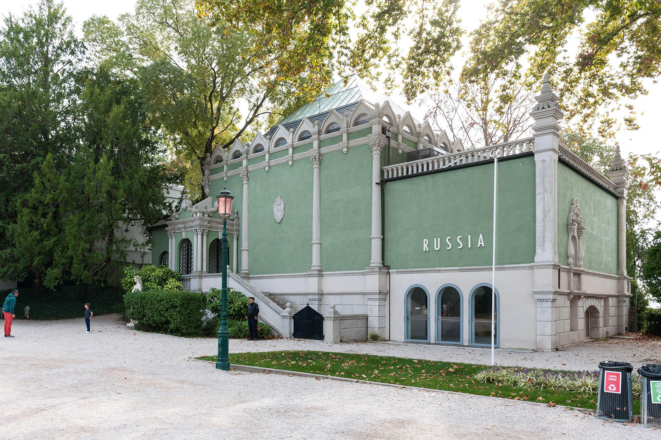 The Russian pavilion at the 59th Venice Biennale in 2022