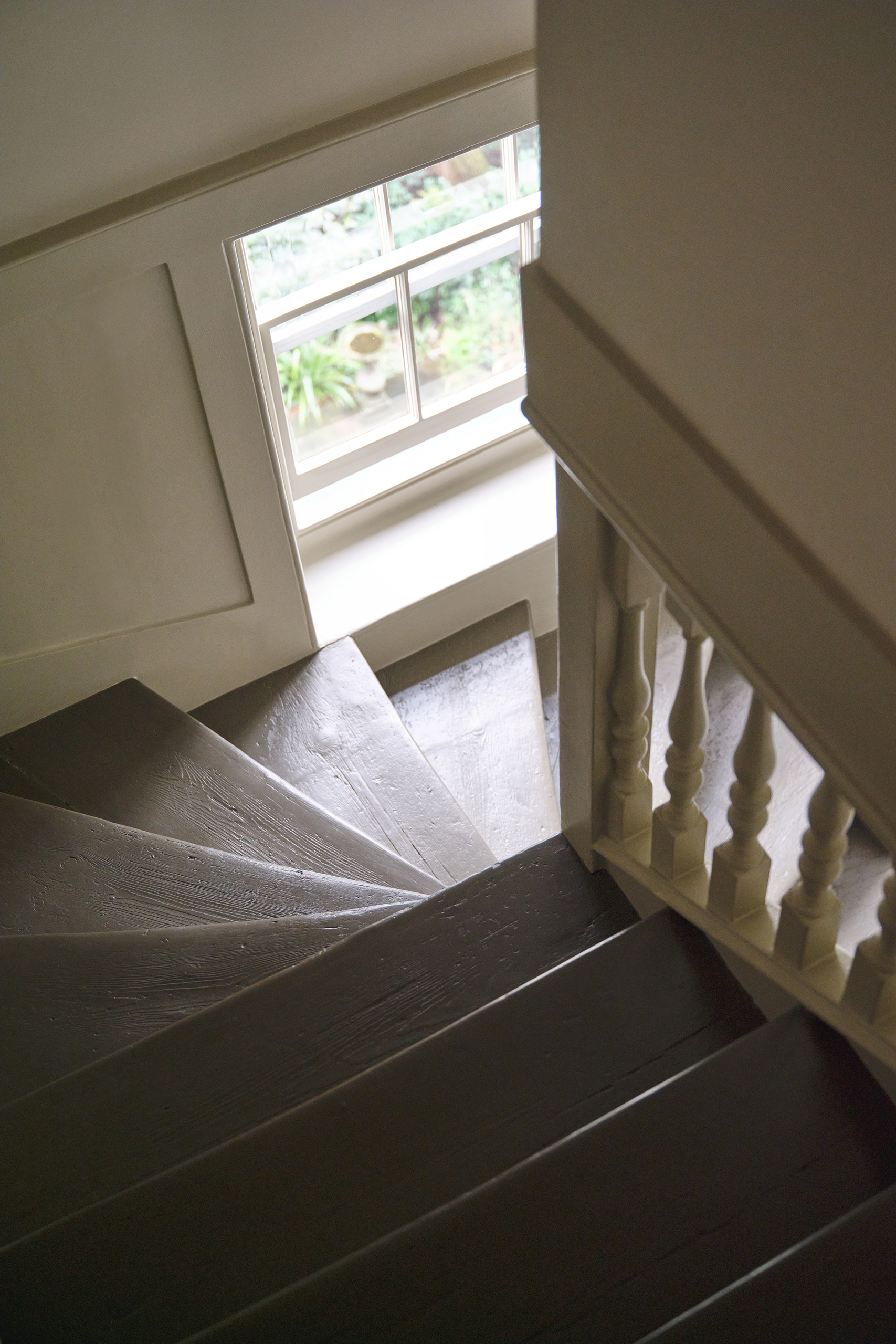 Original features: a wooden stairwell