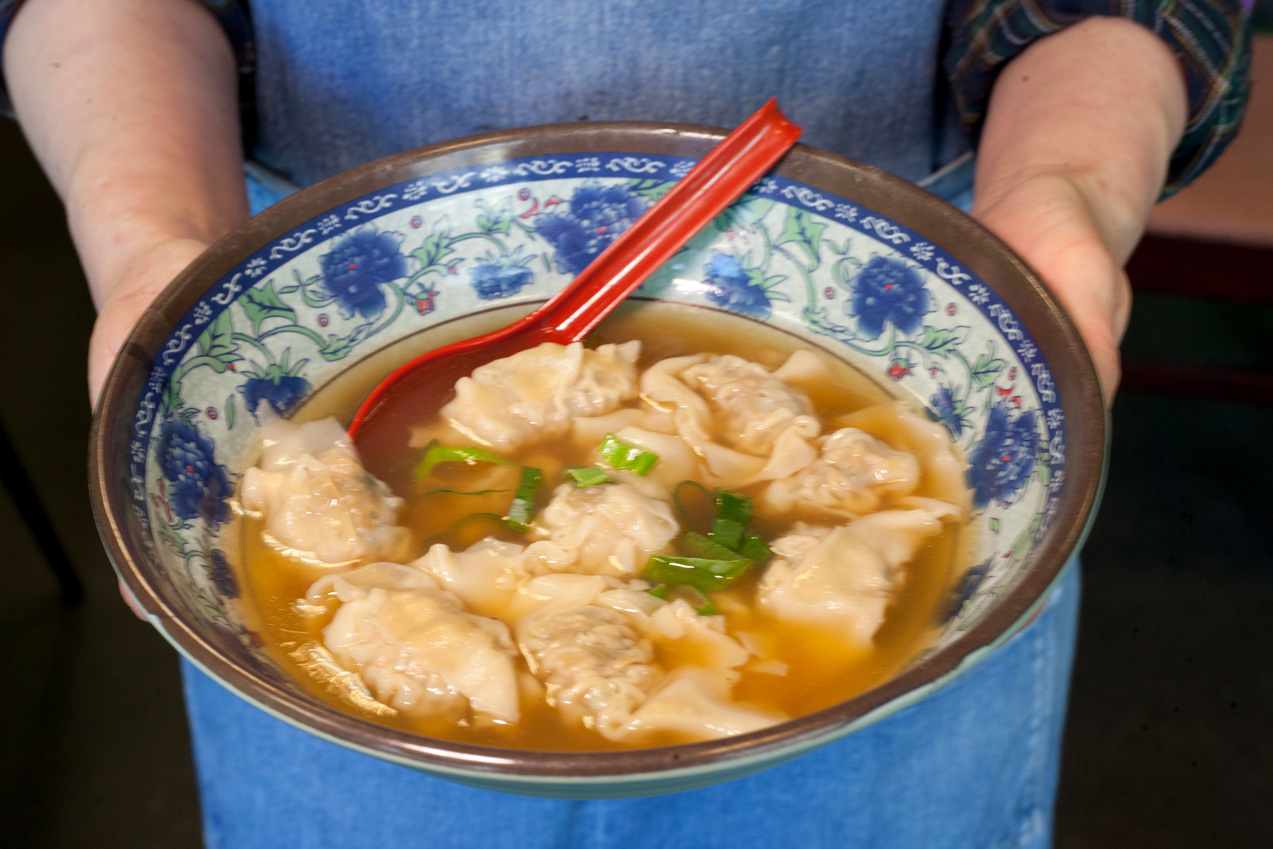 ‘Exquisitely savoury’: wonton soup