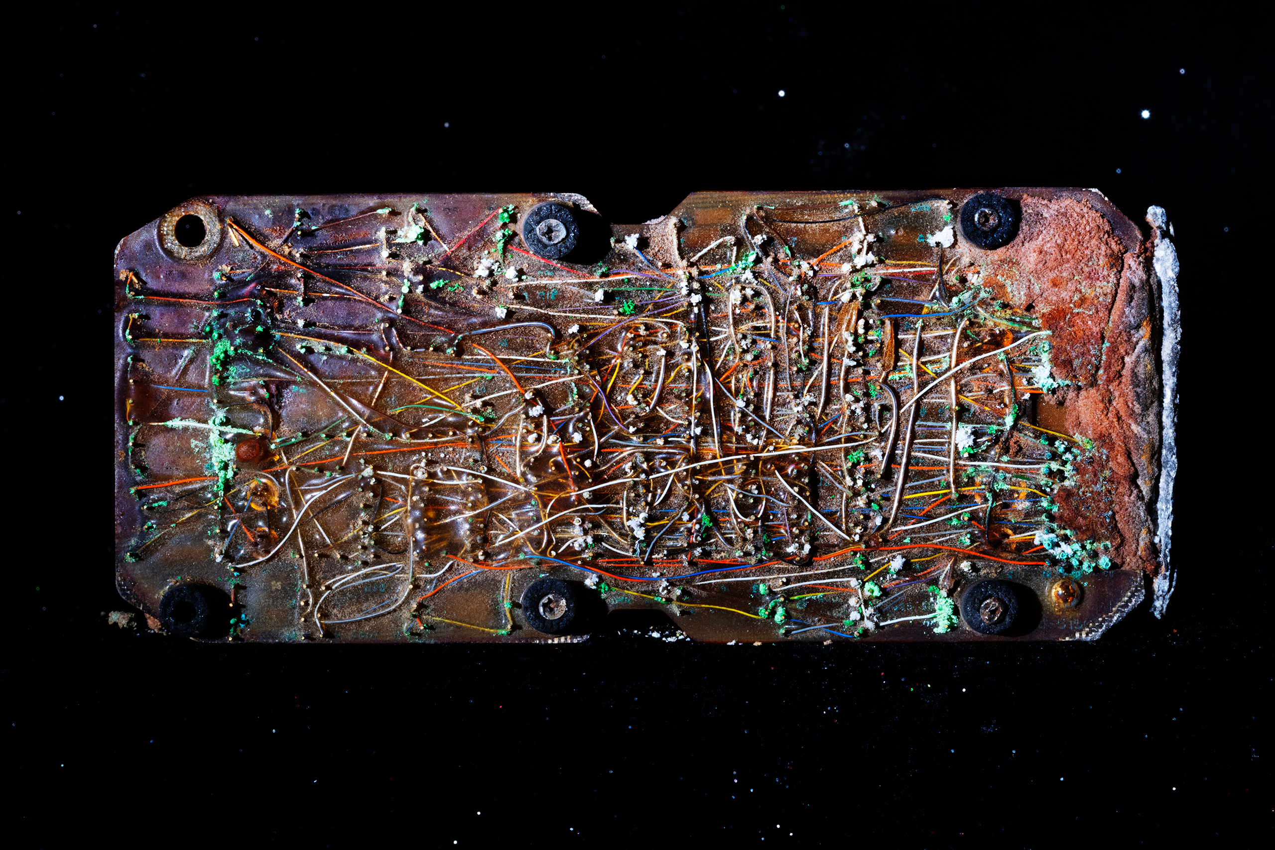 Out of this world: these photos are of fragments of a spaceship that disintegrated over Western Australia in the 70s, captured by photographer Trent Parke, as feature in the first issue of Space Junk