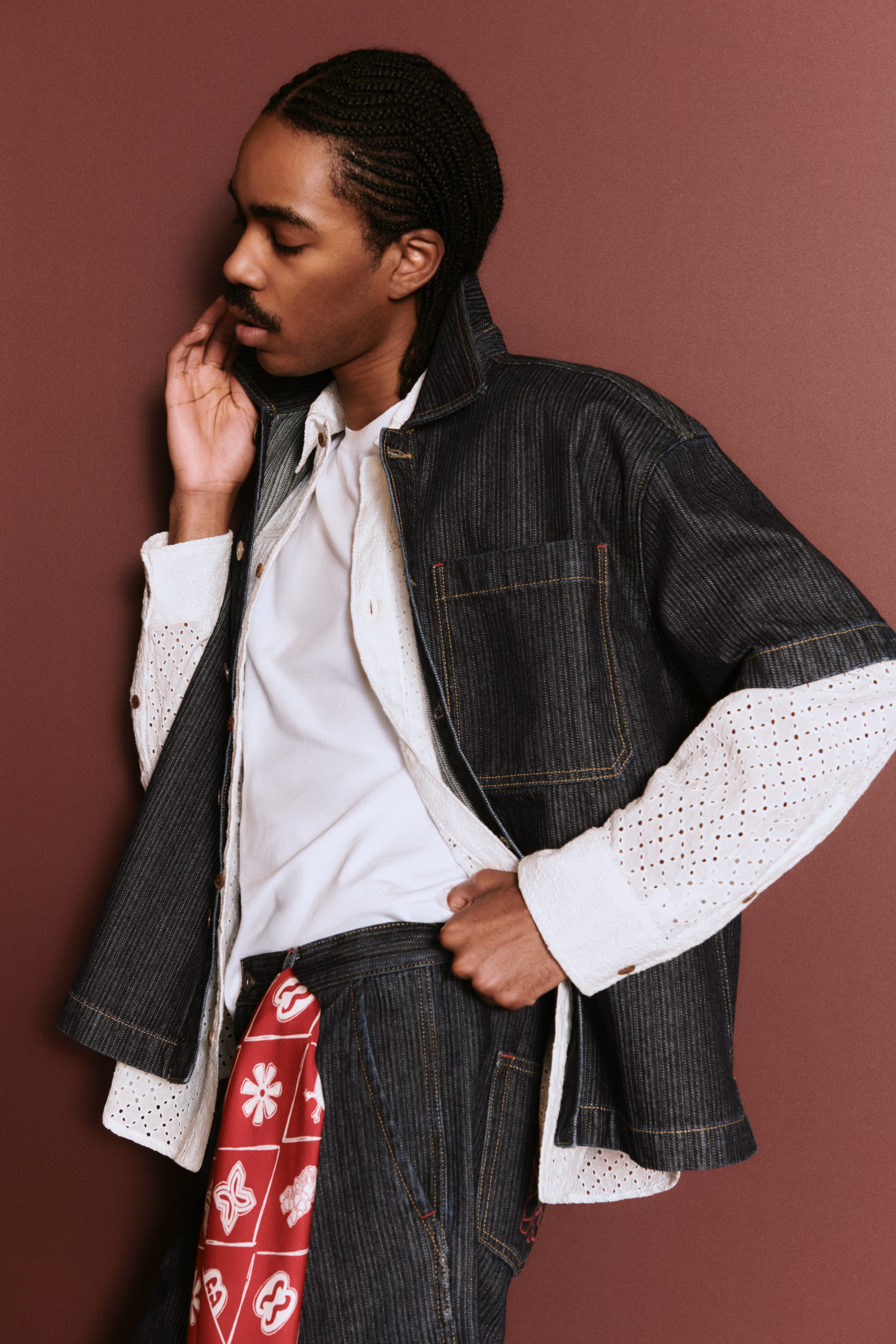 Creation storyLabrum returns to John Lewis with a 35-piece collection launching on 19 March. Key pieces include a bespoke cowry shell jacquard suit, and the signature Nomoli logo appears on a varsity jacket and cotton linen vest. ‘Each detail reflects heritage, movement and exchange’ says founder Foday Dumbuya, adding, ‘a reminder that when cultures come together, something beautiful is created.’ New product additions include leather loafers and a cross body bag and printed cushions. From £39-£399, John Lewis