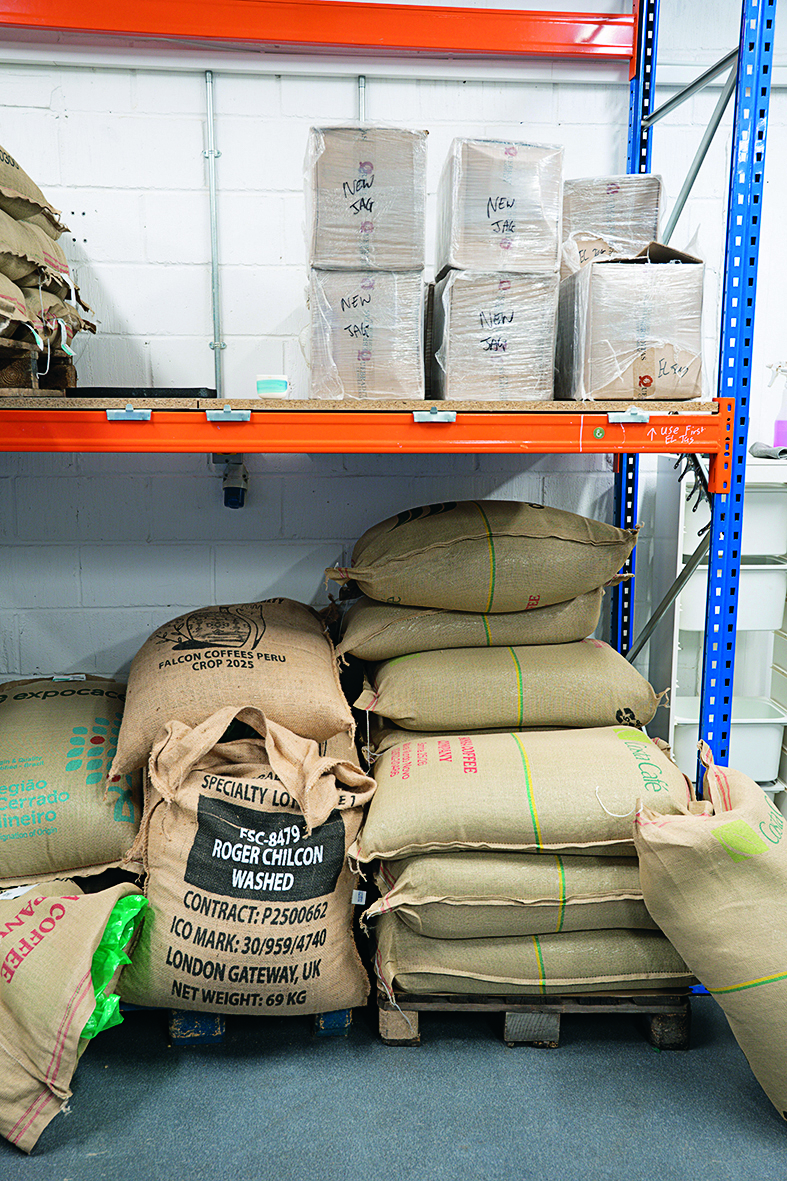 Daily grind: single-origin beans awaiting their future as someone’s perfect cup