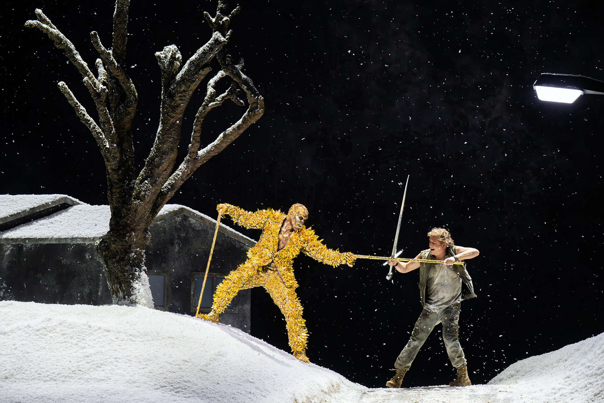 Solomon Howard as Fafner and Andreas Schager, ‘one of the finest Siegfrieds in the world’