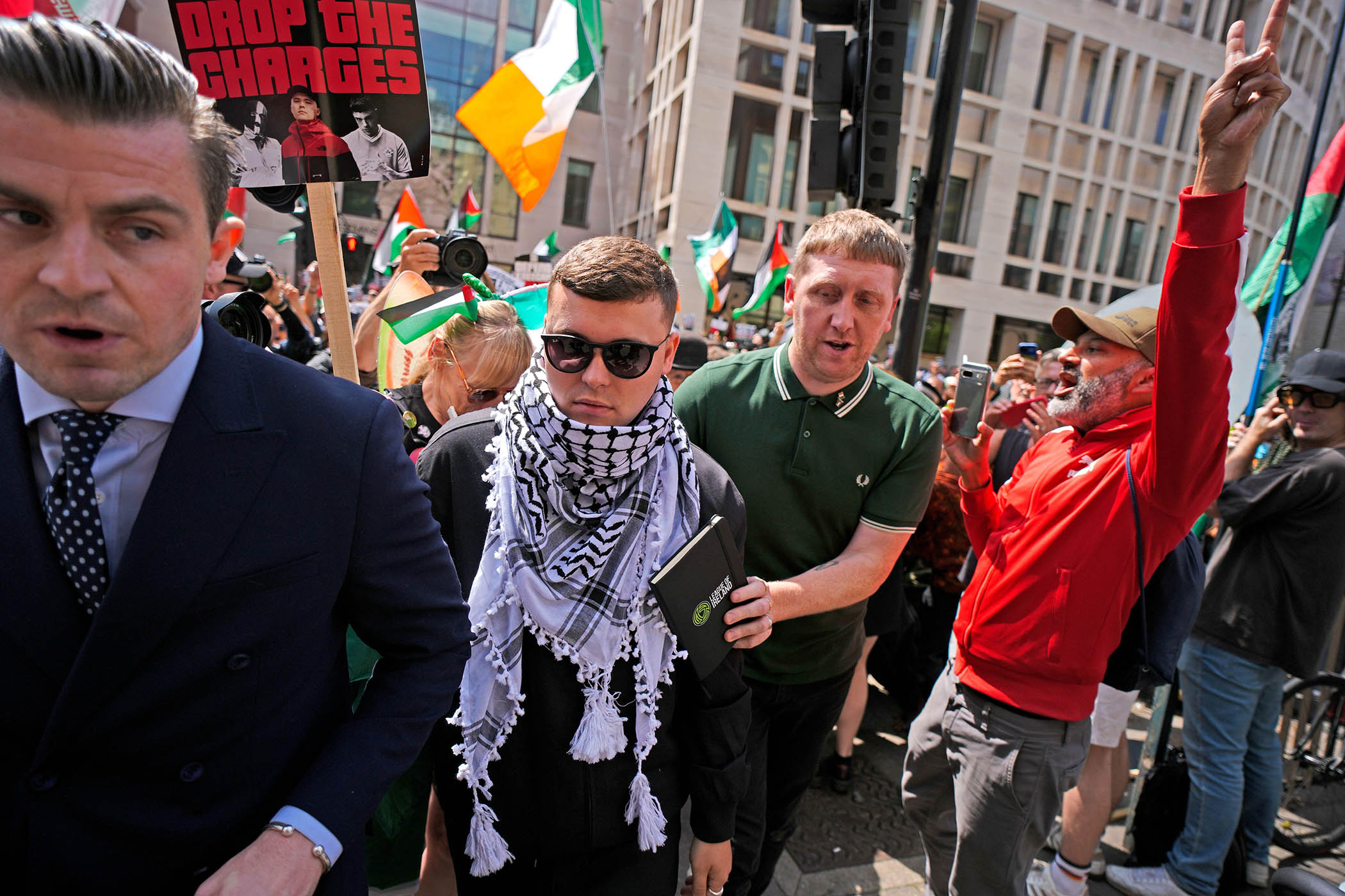 Mo Chara outside court in London last June