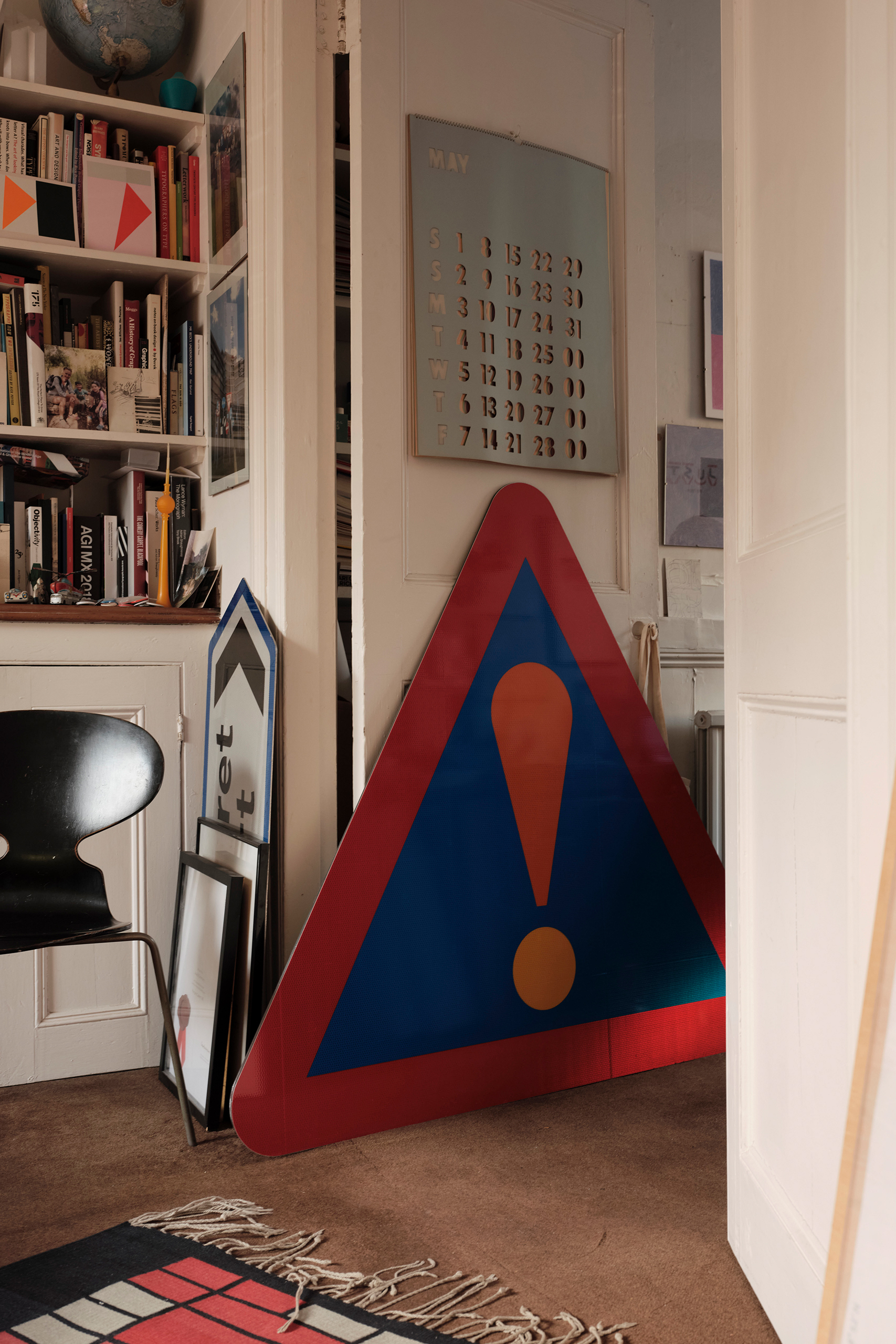 Marking the days: the calendar is one of her works which Calvert likes best