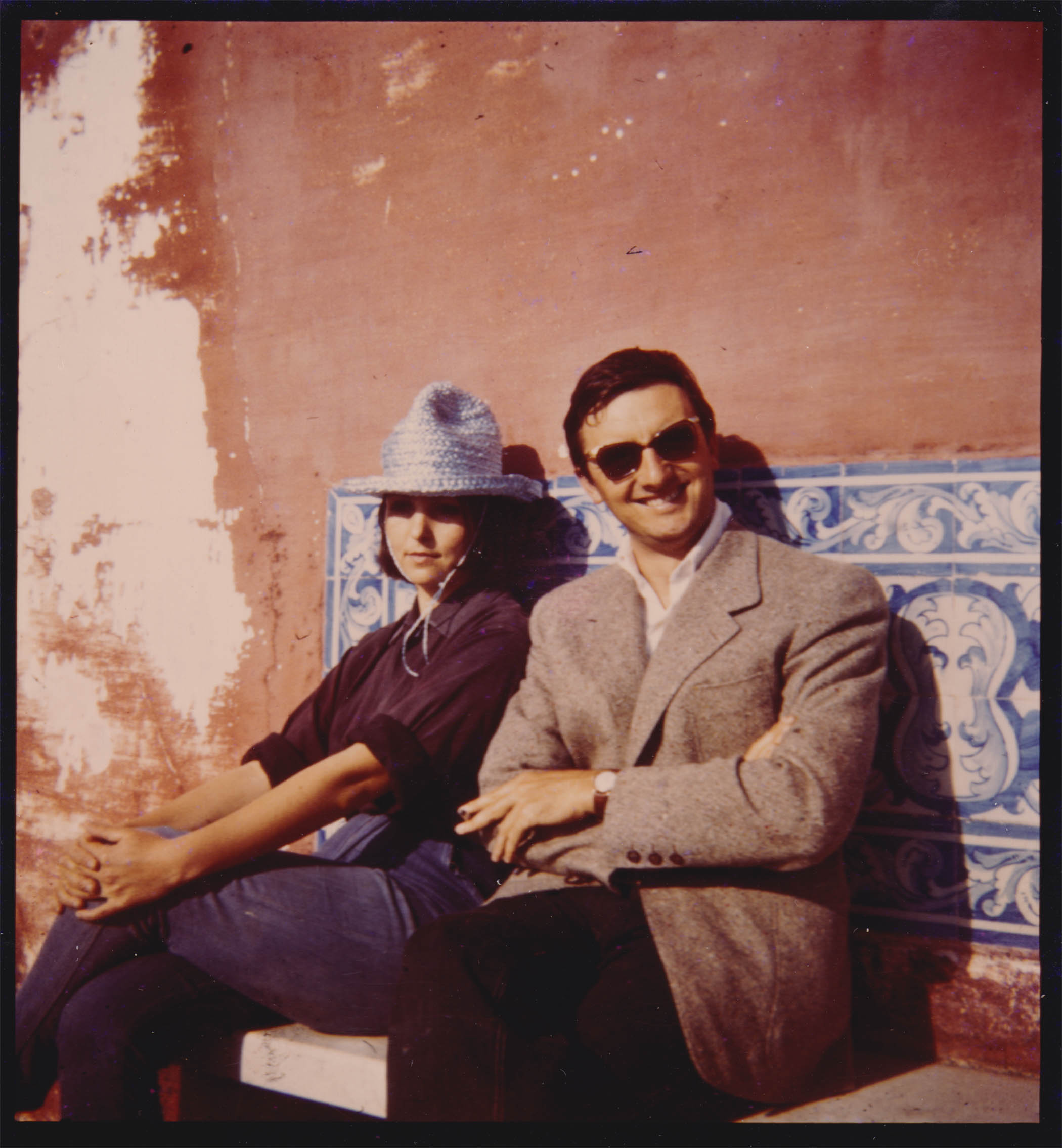 Rego and Victor Willing, a painter and critic, 1960