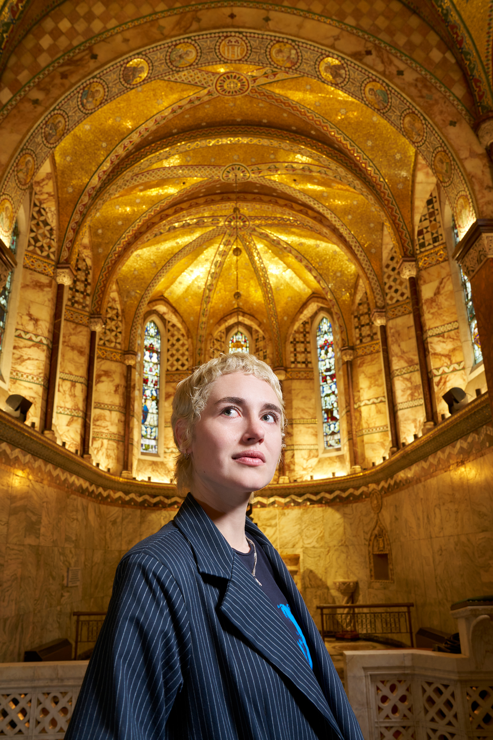 Say a little prayer: Lamona Ash, author of Don’t Forget We're Here Forever, at the Fitzrovia Chapel, London