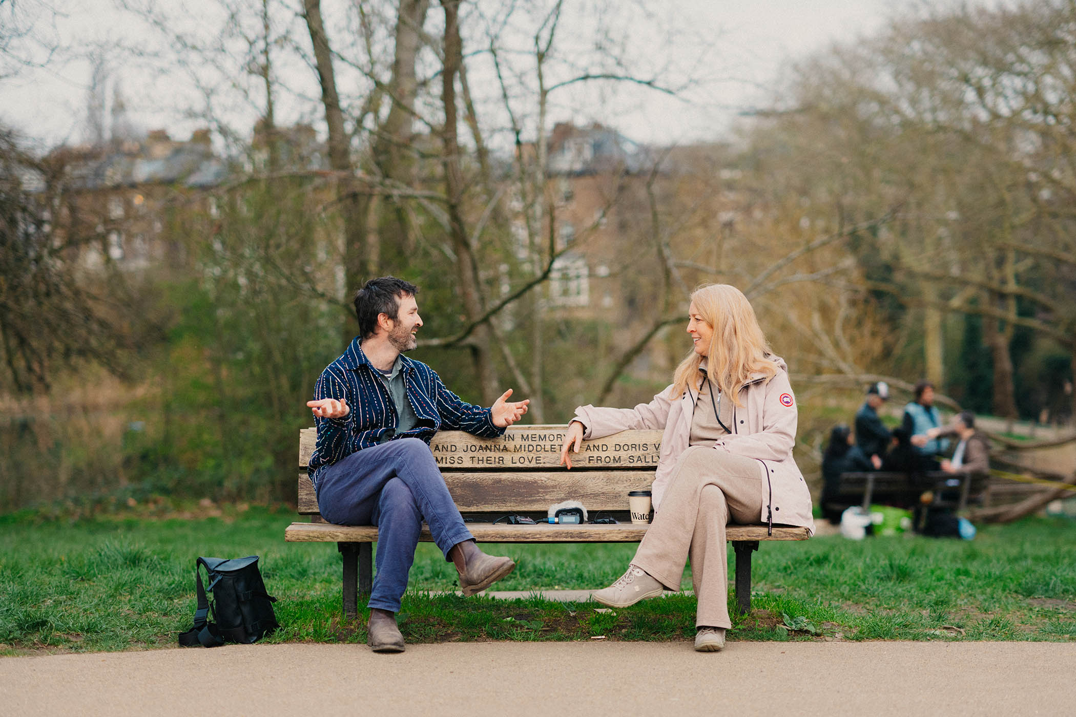 ‘I don’t think anything I’ve encountered comes close to the elation I feel being part of bringing someone towards that moment of epiphany’: Having a chat on Hampstead Heath