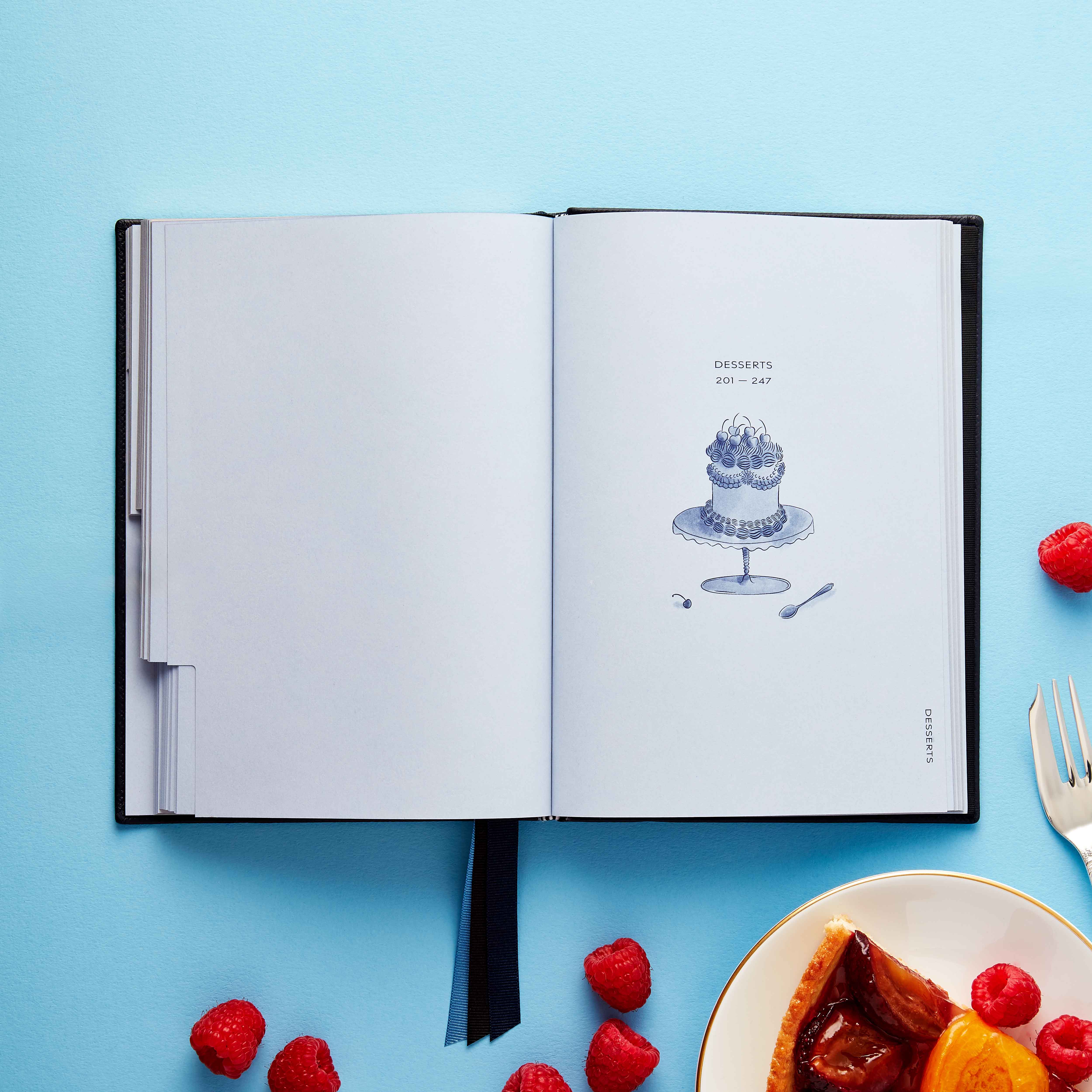 Yes chefSmythson’s new recipe journal is a great addition to your kitchen bookshelf or as a gift for a food lover. Capture everything from treasured family recipes to new “must try” discoveries. Divided into useful sections to record your favourite food stores, main courses, side dishes and desserts, each section is illustrated with charming illustrations.£195, Smythson