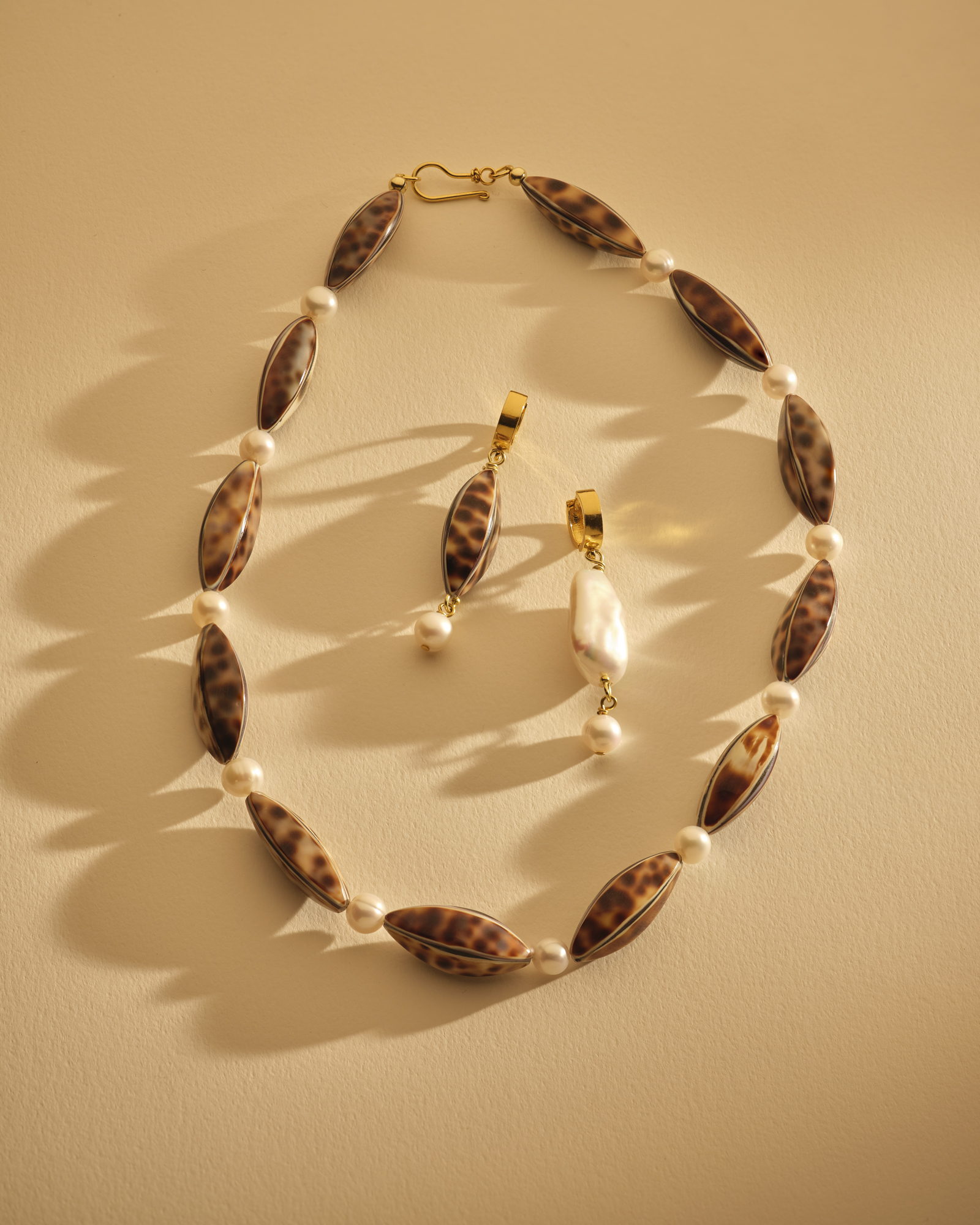 Making wavesLaunching 8th April is the new collection from A Sinner in Pearls, the London-based jewellery design studio that crafts handmade pieces using freshwater pearls and precious stones. Tidal Pull is inspired by the gravitational forces between sea and moon. The label's signature design ethos is built on contrast, pairing stones like tiger’s eye with a high-gloss finish alongside unpolished, raw freshwater pearls.From £130, A Sinner in Pearls