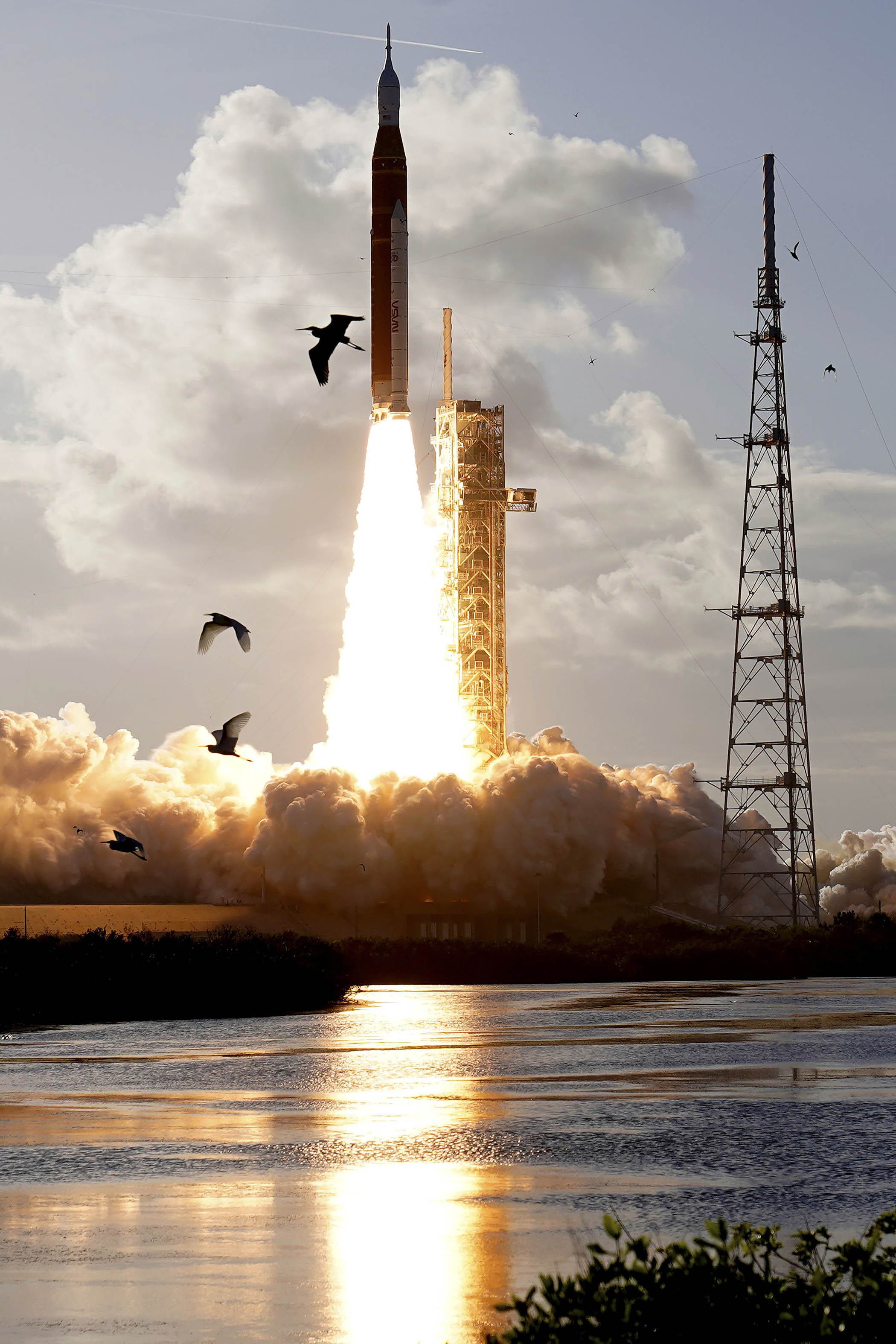 Artemis II lifts off from Kennedy Space Center on 1 April