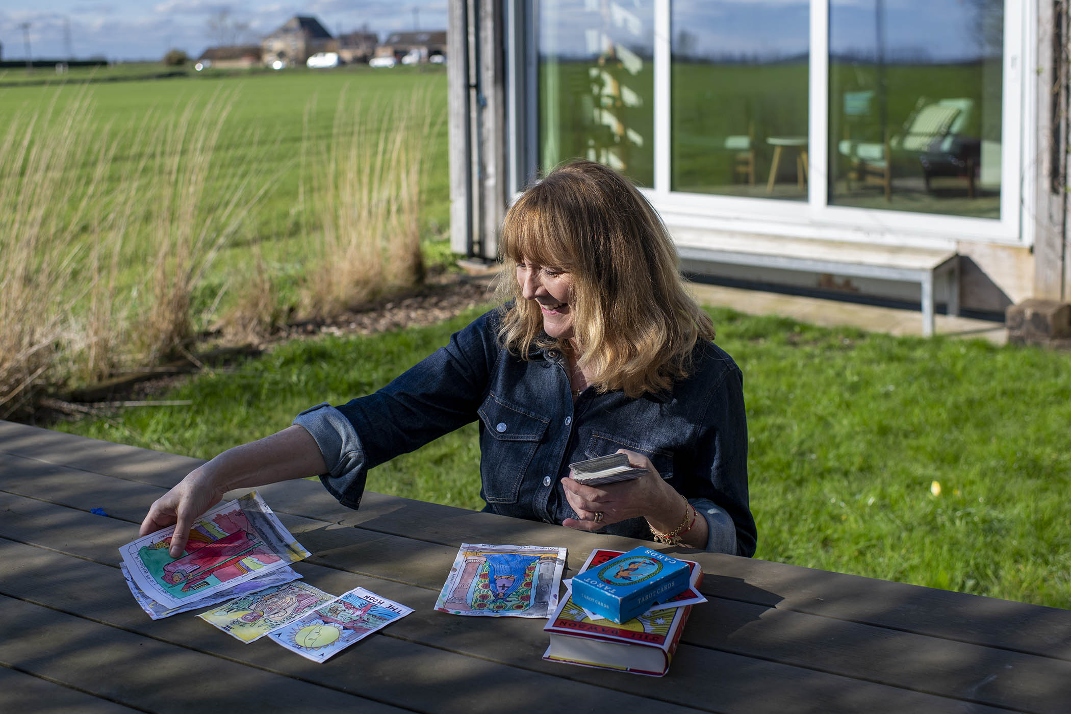 Author Jill Dawson at home in Ely.