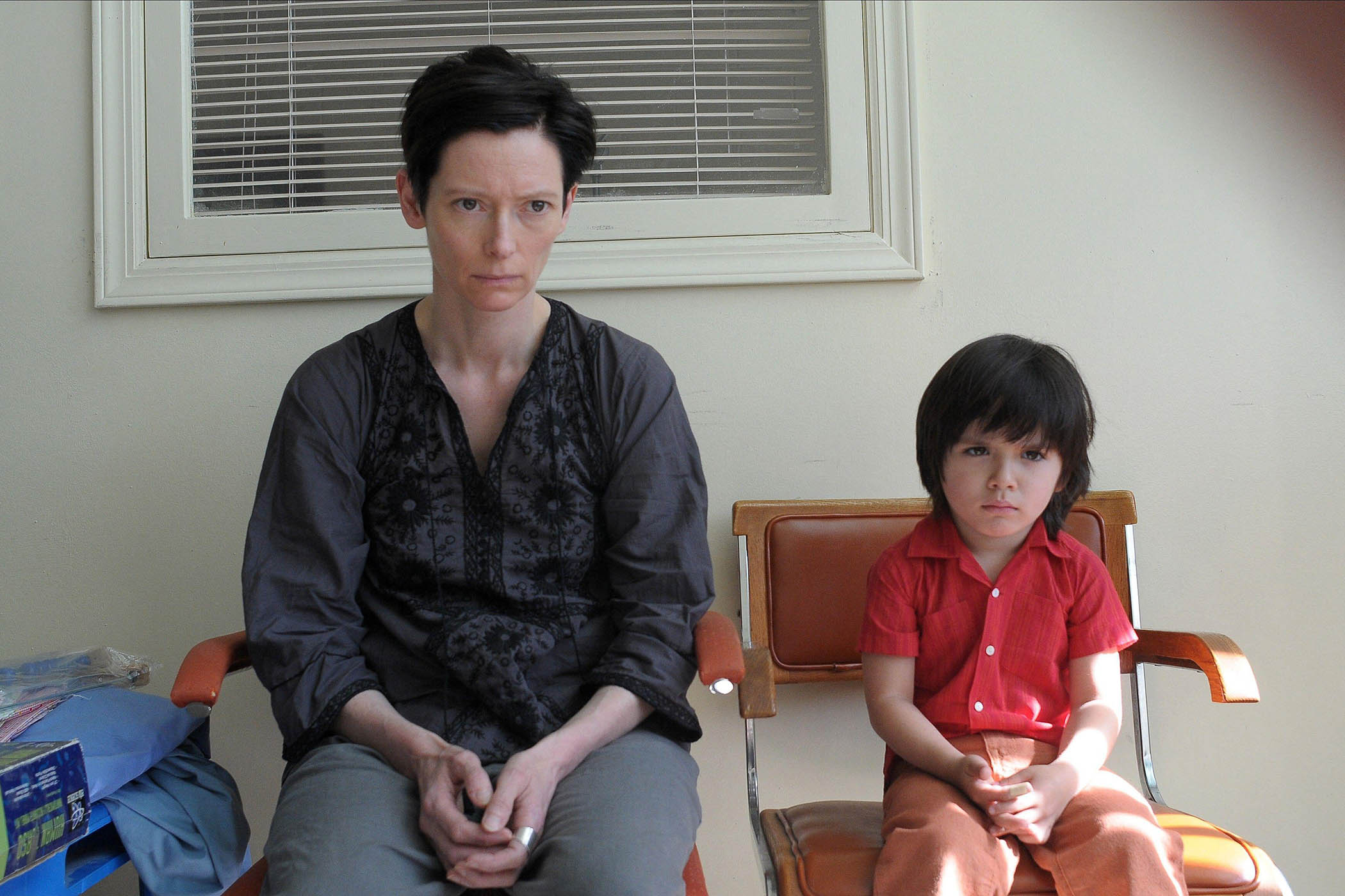 Tilda Swinton and Rocky Duer in the 2011 film We Need to Talk About Kevin