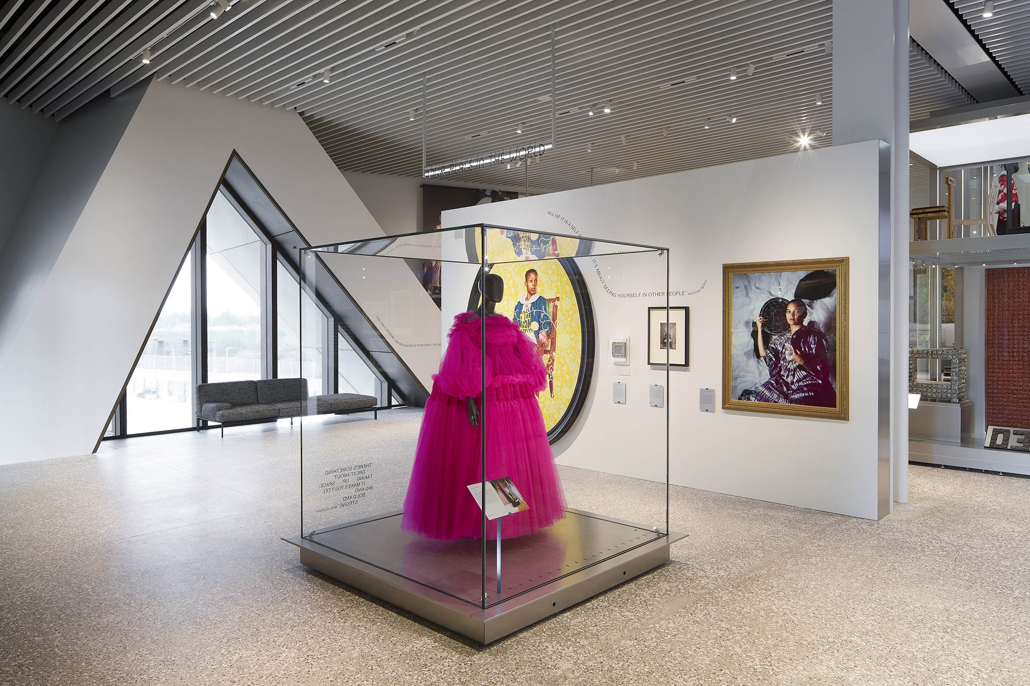 V&A East’s permanent collection includes the Daria dress (2019) designed by Molly Goddard and worn by Jodie Comer in Killing Eve