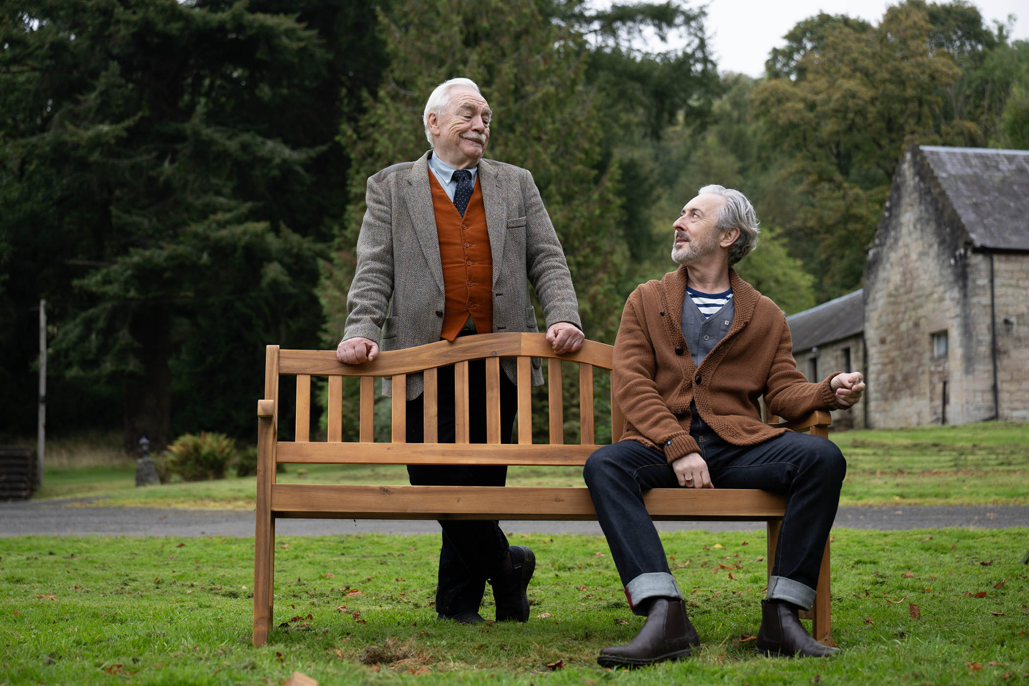 Brian Cox and Alan Cumming in the ‘flat-footed’ Glenrothan