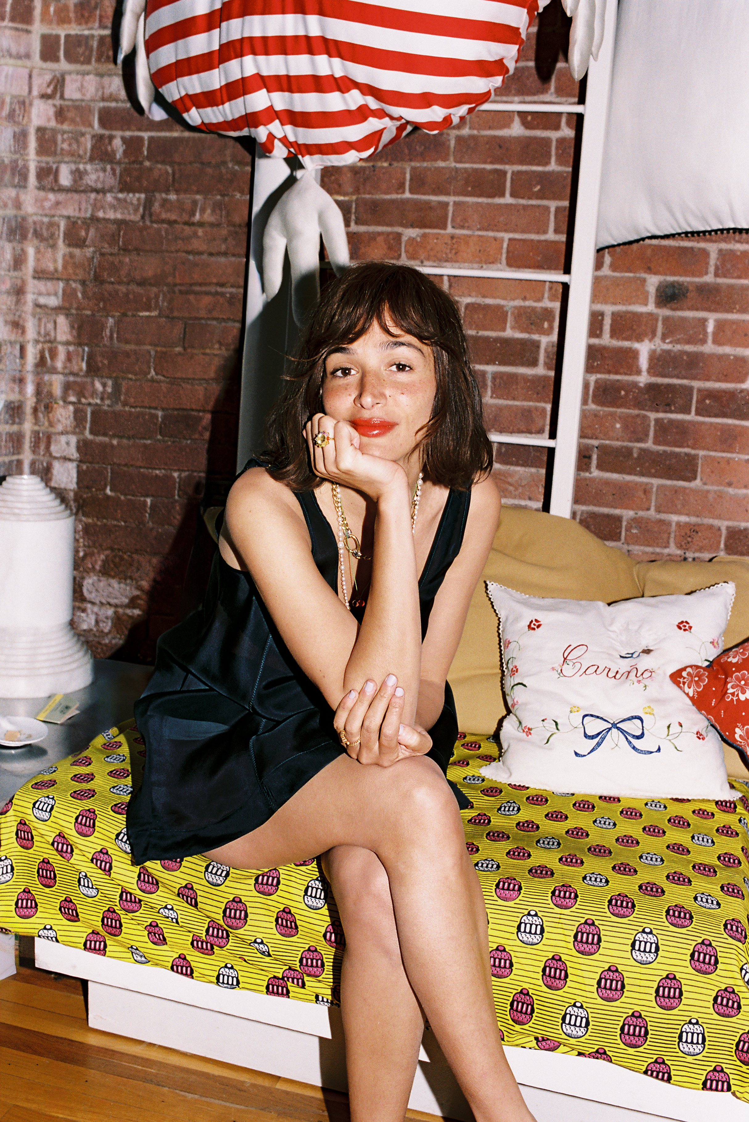 Hey good looking…Arket have signed up chef and artist Laila Gohar, best known for co-founding tableware universe Gohar World, to design a ready-to-wear collection. Launching at Milan Design Week with a whimsical vegetable carousel public installation, the collaboration spans 27 pieces including a gauzy apron, monogram-embroidered canvas set and crochet and beaded accessories. All designed to capture Gohar’s unique style: “I don’t believe in saving things for an occasion – I cook in my nicest clothes” she says.From, £25 - £229, Arket