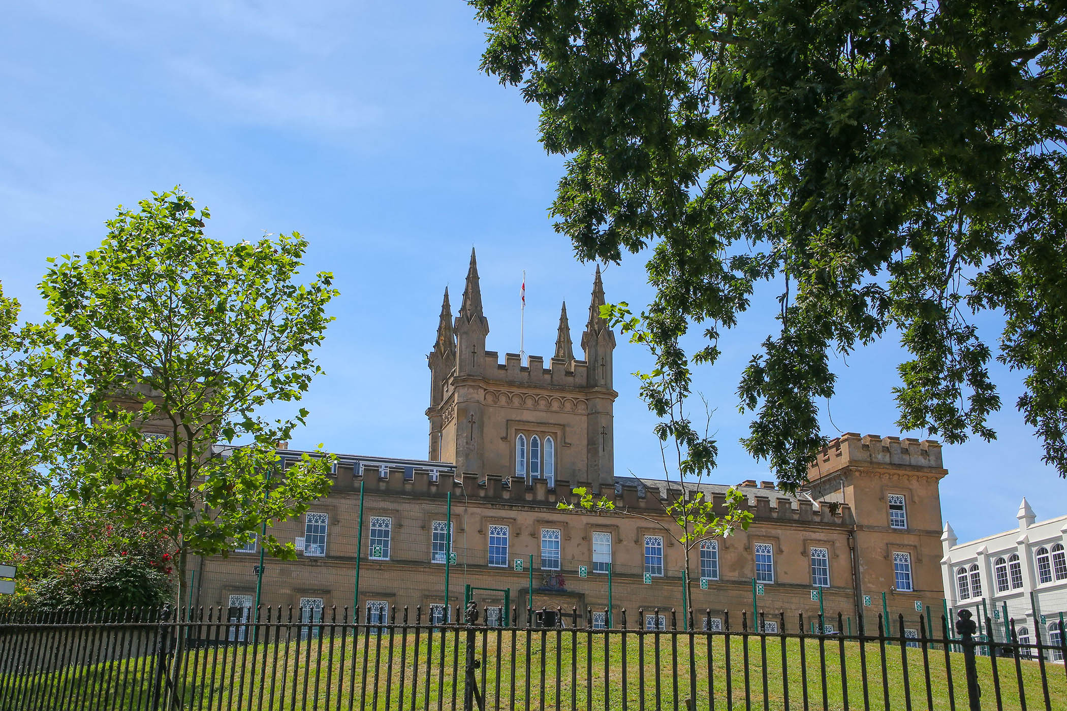 The Royal College of Elizabeth, better known as Elizabeth College, school in Guernsey was founded in 1563