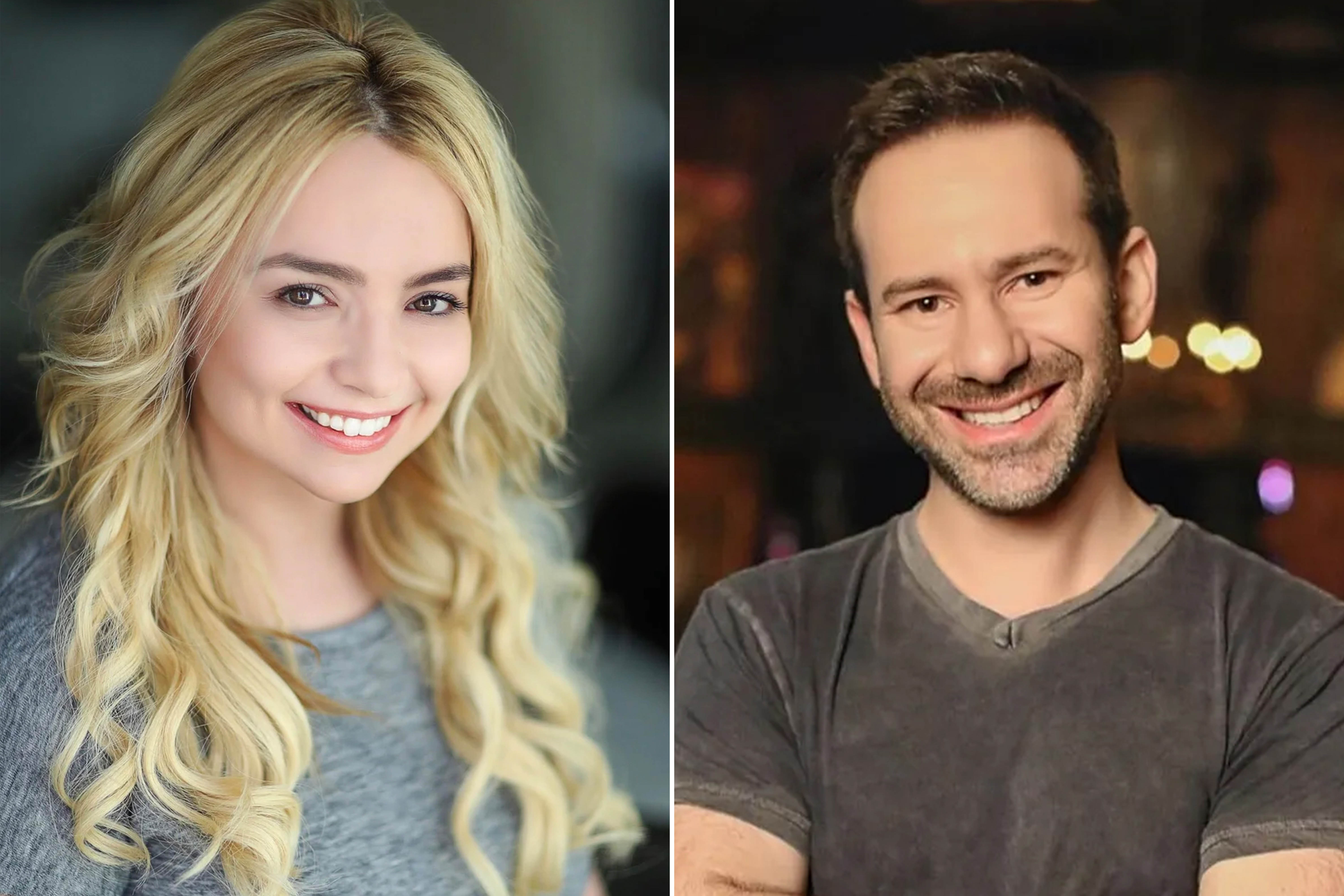 Katie Chudnovsky and the late Leonid Radvinsky﻿.