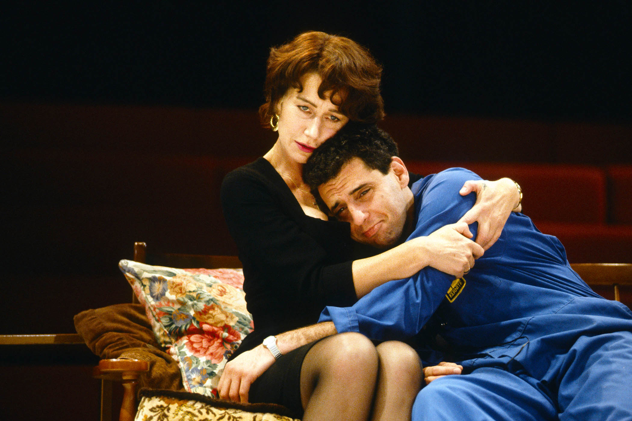Meticulously crafted: Helen Mirren with Vincenzo Ricotta in Sex Please, We’re Italian at the Young Vic, London in 1991