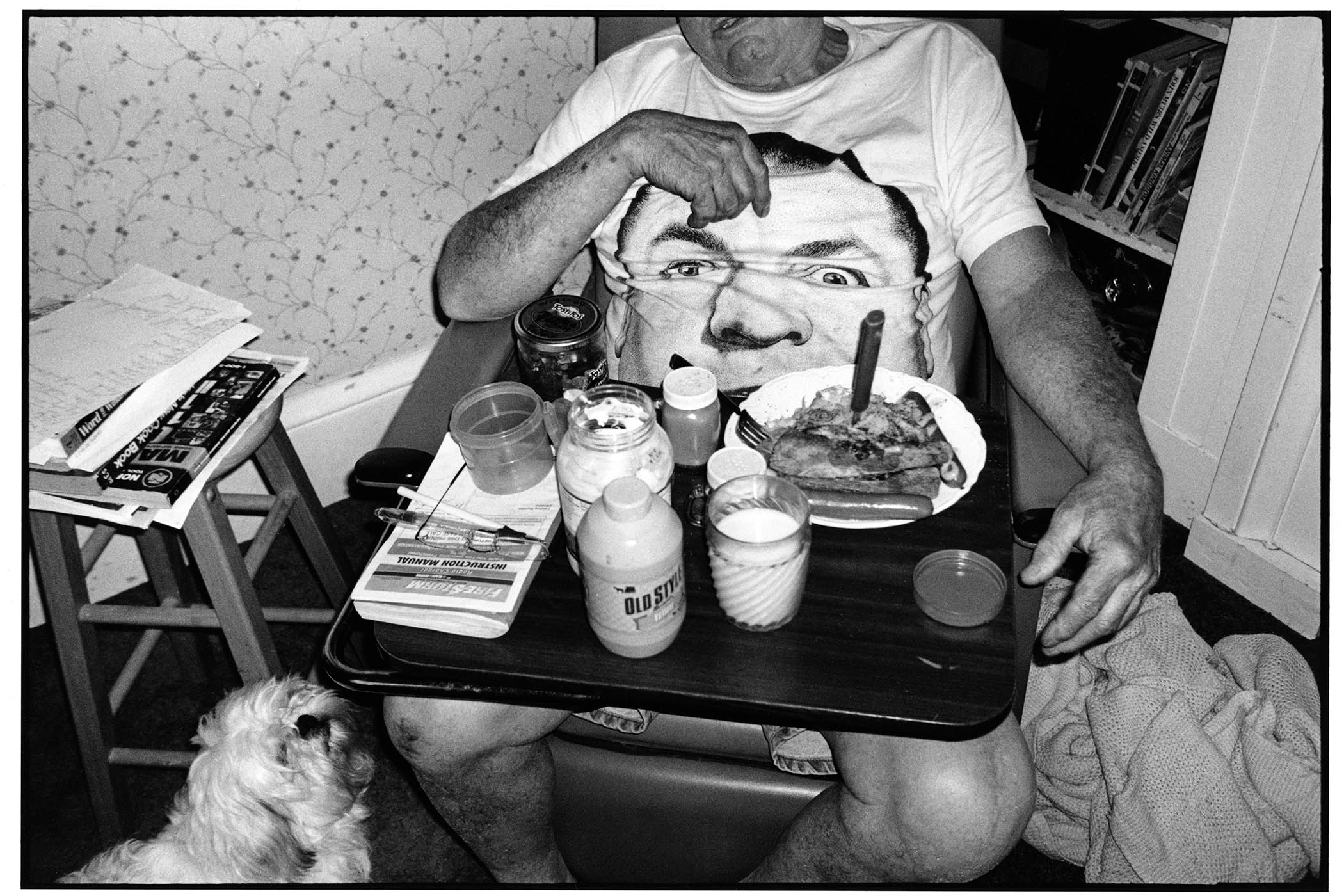 ‘Dad, a typical dinnertime’