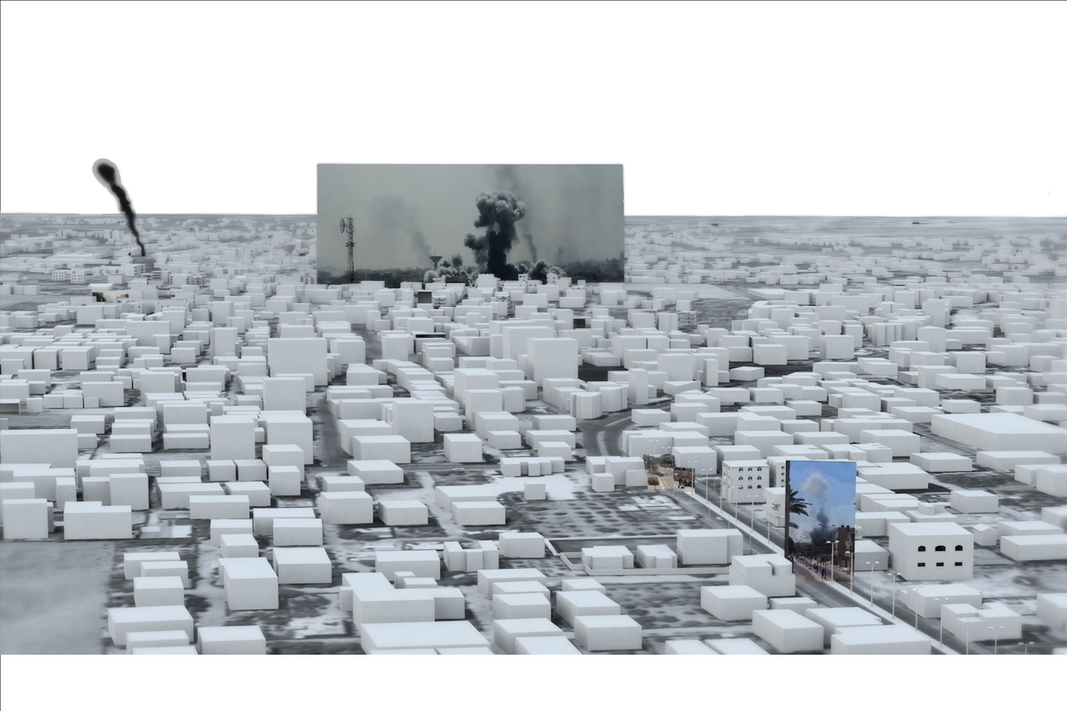 Forensic Architecture also uses three-dimensional digital models