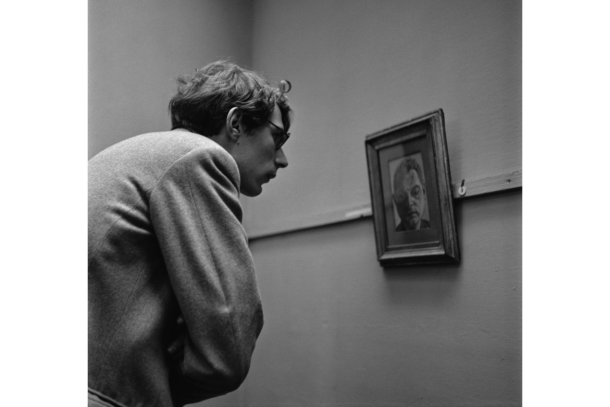 Freud’s Portrait of Francis Bacon on display in London in 1952