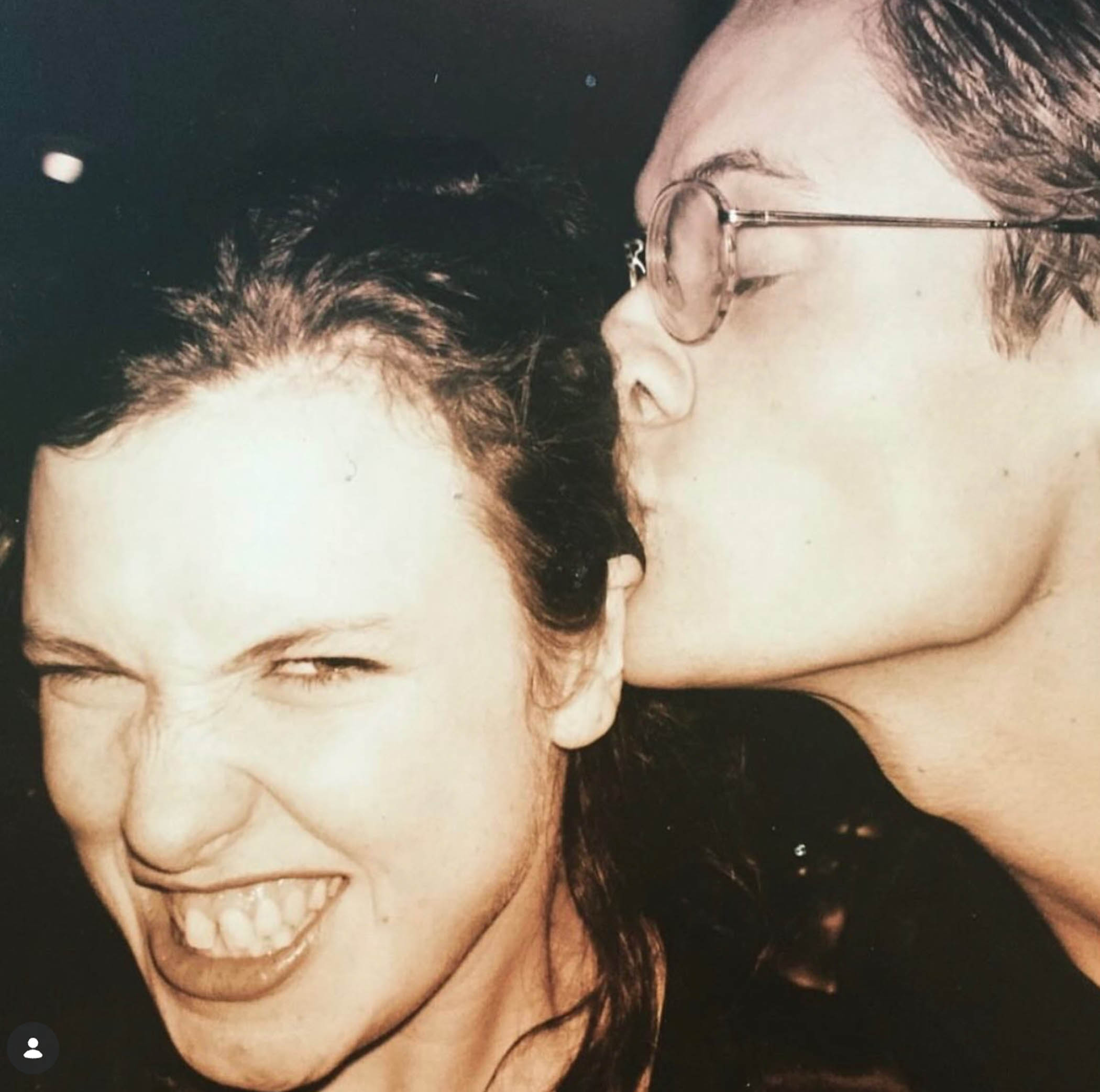 Katie Grand with the designer Giles Deacon