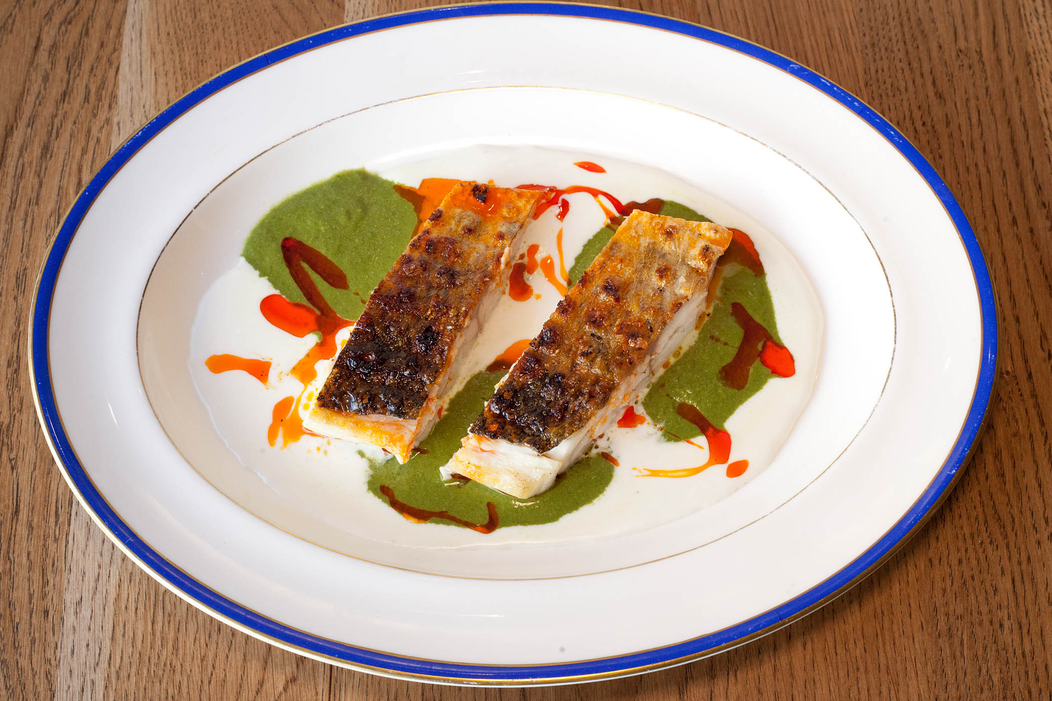 ‘The headliner’: sea bass from the grill