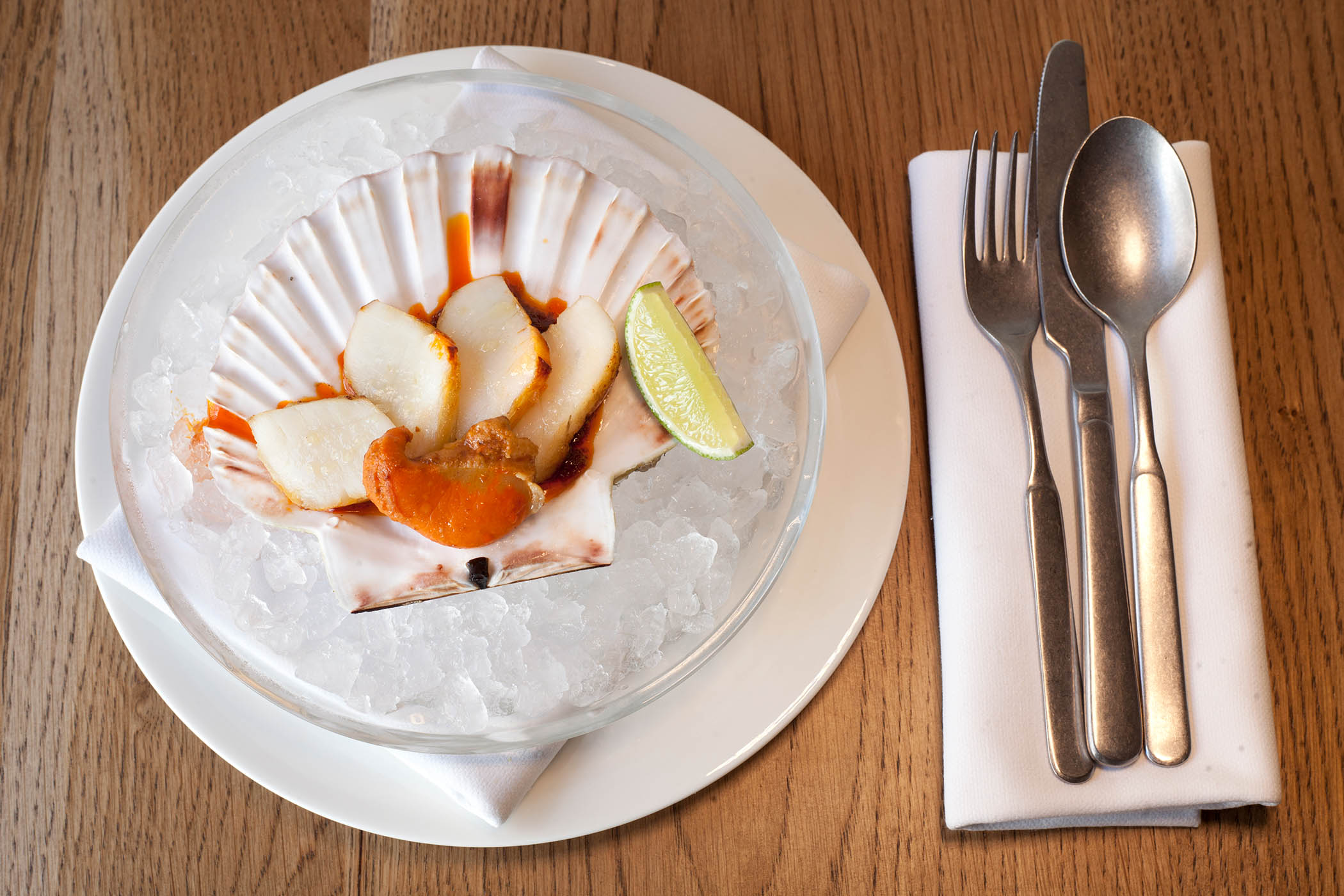 ‘Genteel and refined’: scallop tiradito