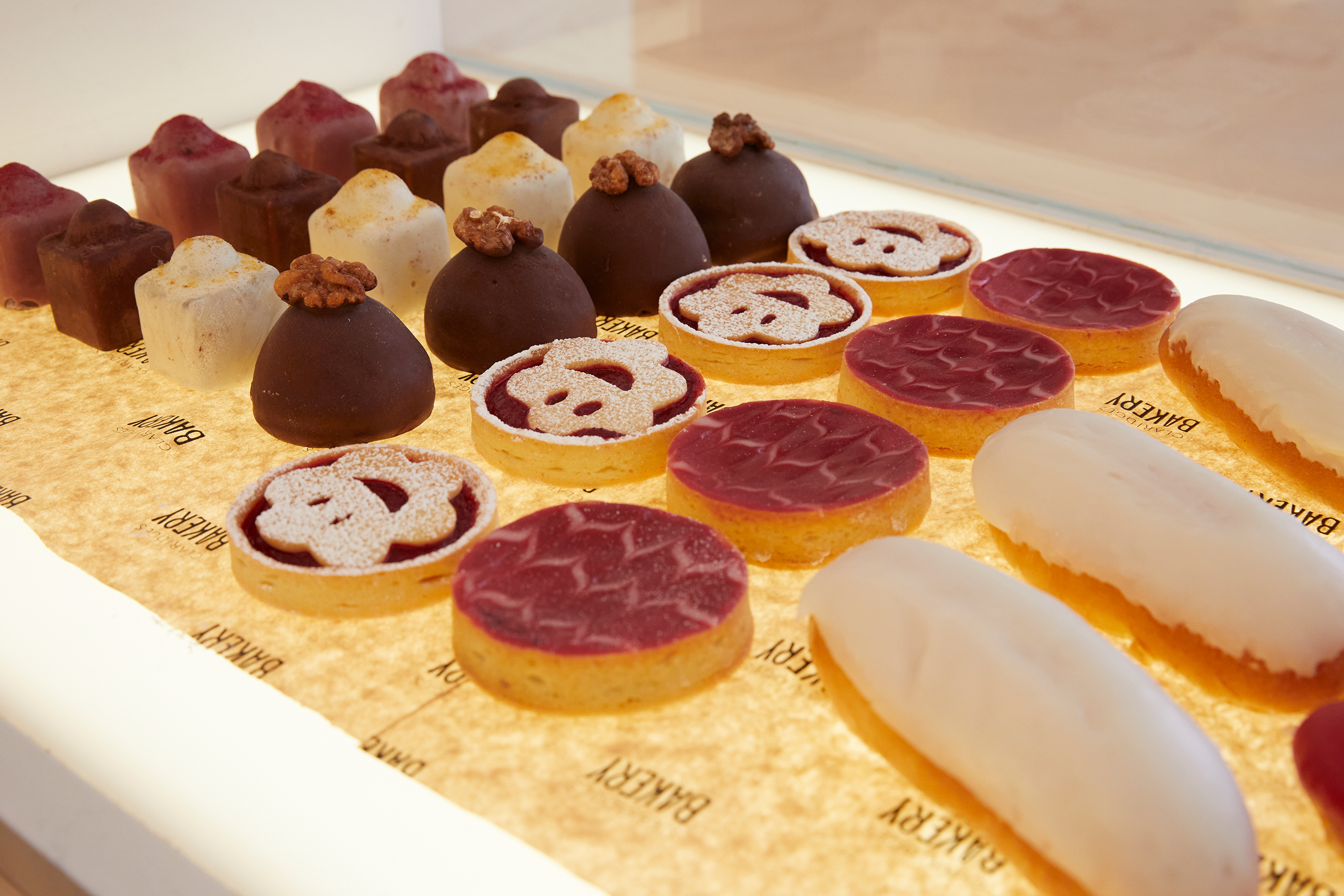 Claridge's Bakery offers up ‘English treats from high streets of yore: French fancies, lardy cakes, iced fingers’