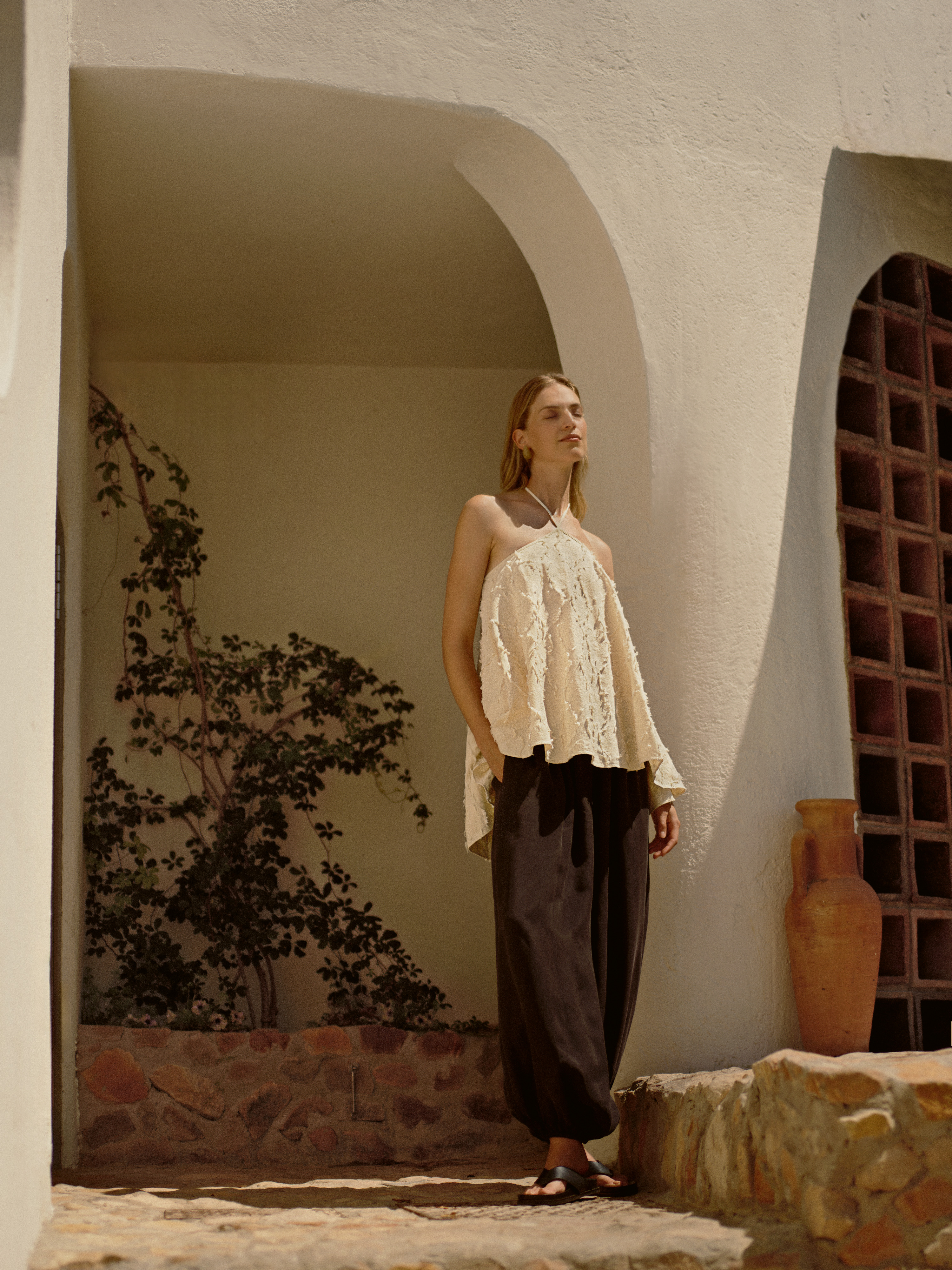 Summer setsThe White Company’s first resort collection from clothing director Sheila McKain, a trained sculptor and former designer at Donna Karan, is a one-stop holiday wardrobe featuring a sun-washed palette of baby blue, chocolate and olive, accented with striped detailing, hints of terracotta and naturally, lots of white. The collection highlights include balloon bottoms, A-line and trapeze kaftans and dresses in breezy muslin, georgette and lightweight jacquard. £30–£140, The White Company
