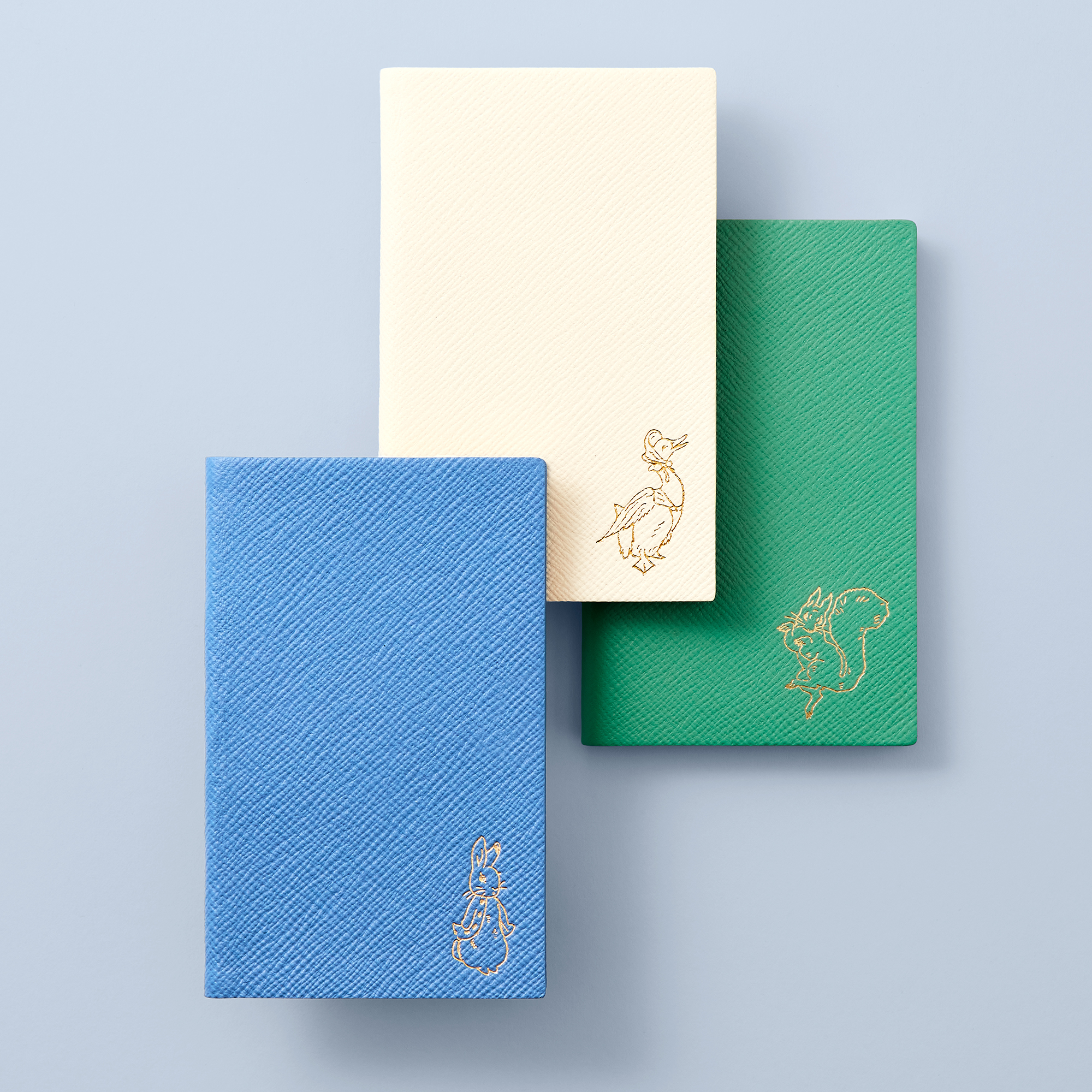 Notes from underground Celebrate 160 years of Beatrix Potter’s Tales of Peter Rabbit and His Friends with Smythson’s notebook and stationery collection. Notebooks come decorated with illustrations or quotes from the author, and the hand-engraved stationery, produced in Wiltshire, features the author’s beloved characters: Jemima Puddle-Duck, Appley Dapply mouse and – of course – the mischievous Peter. From £30 to £125, Smythson
