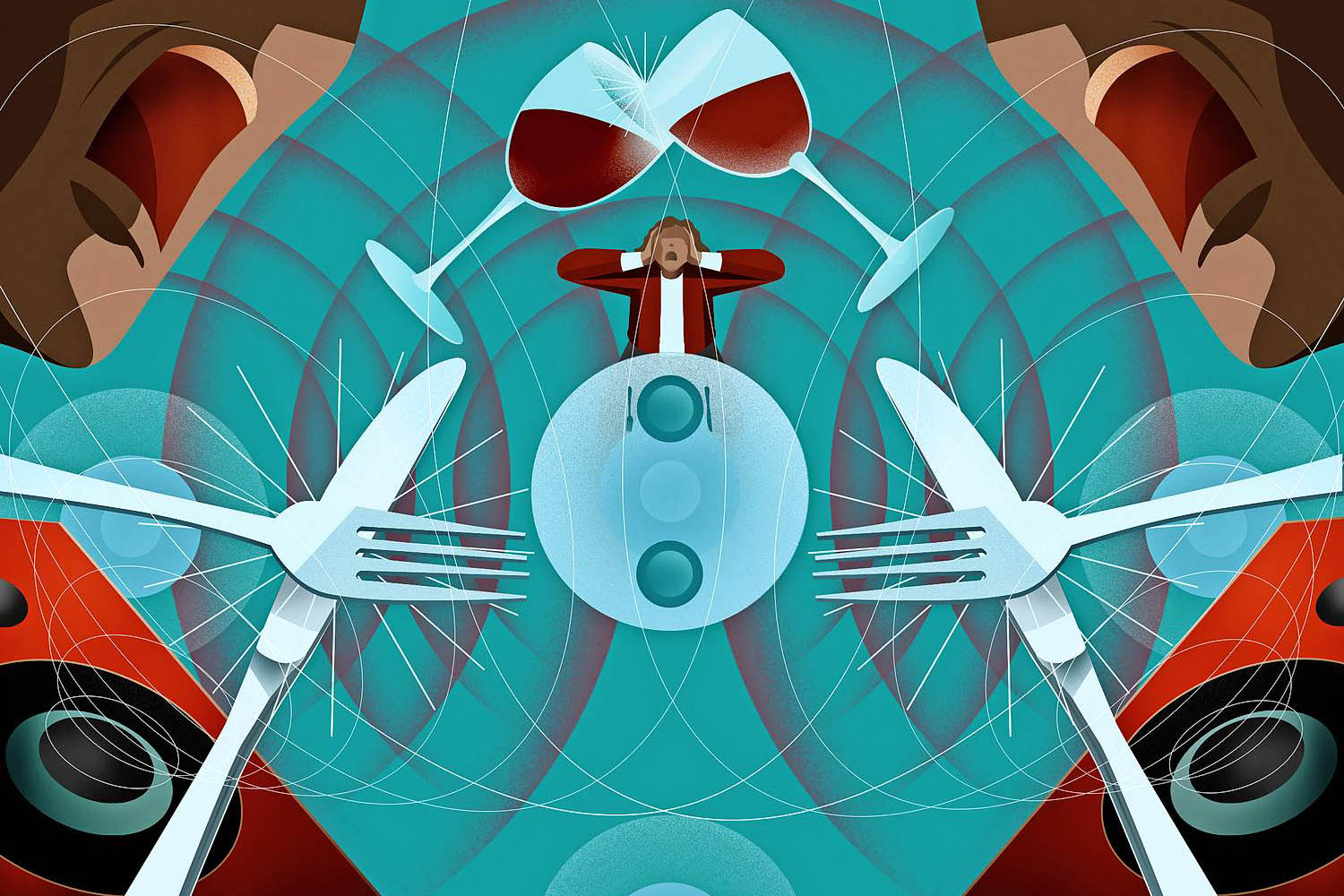 You’re not just getting old. Restaurants are getting noisier