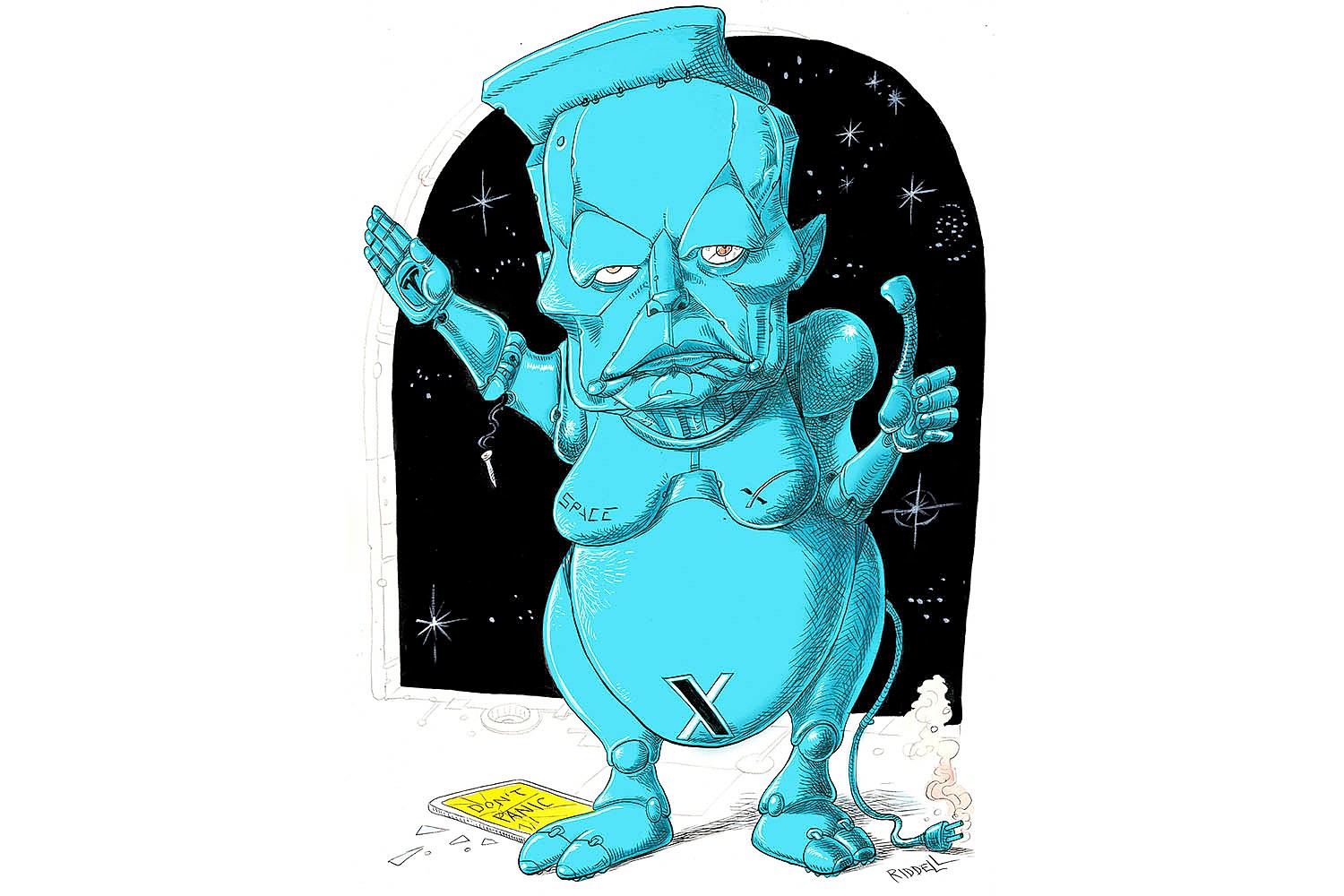 Do panic: Elon Musk’s obsession with The Hitchhiker’s Guide