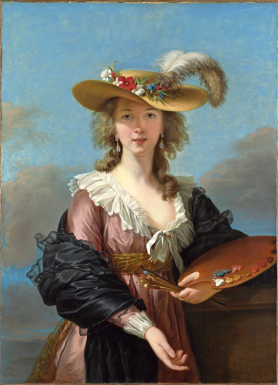 ‘Miss Congeniality’: Self Portrait in a Straw Hat, 1782 by Élisabeth Louise Vigée Le Brun, now opposite the Rubens that inspired it