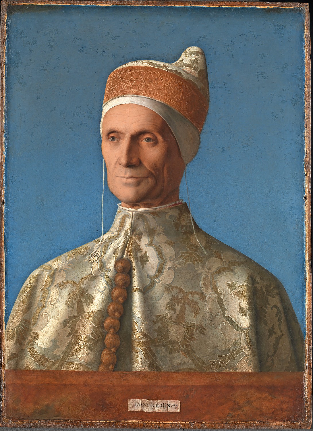Bellini’s Doge Leonardo Loredan, c1501-2 is now visible ‘in the distance, alone, reframed’