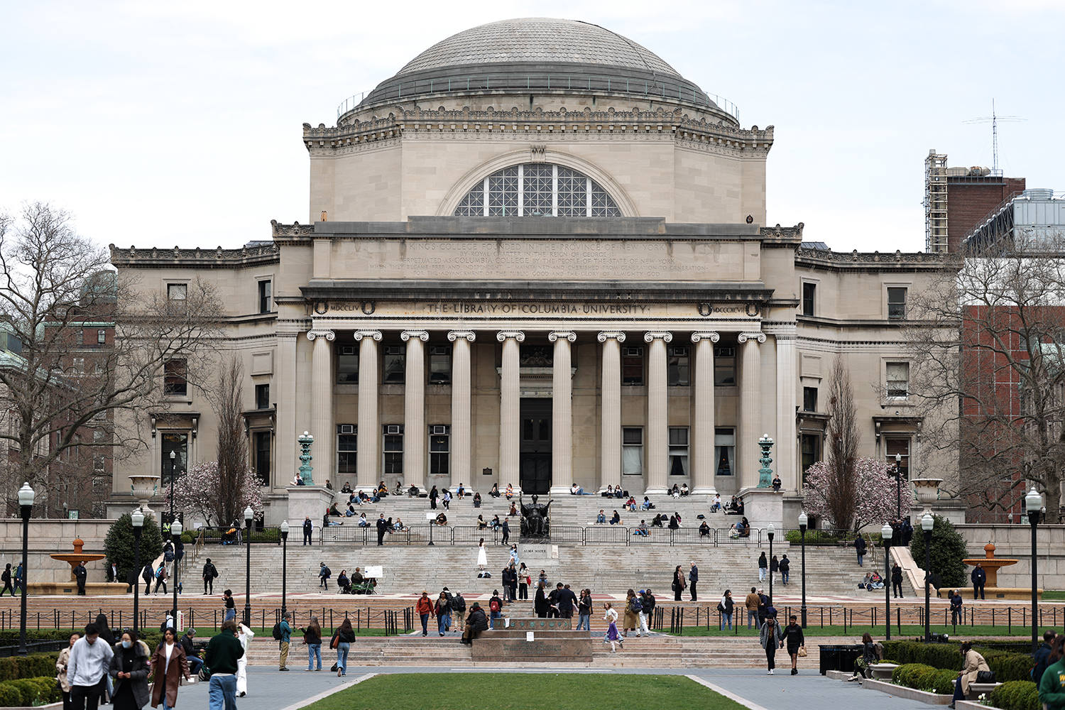 The Low Library at Columbia ﻿University, which is in Trump’s firing line over student protests. Photograph: AFP/Getty