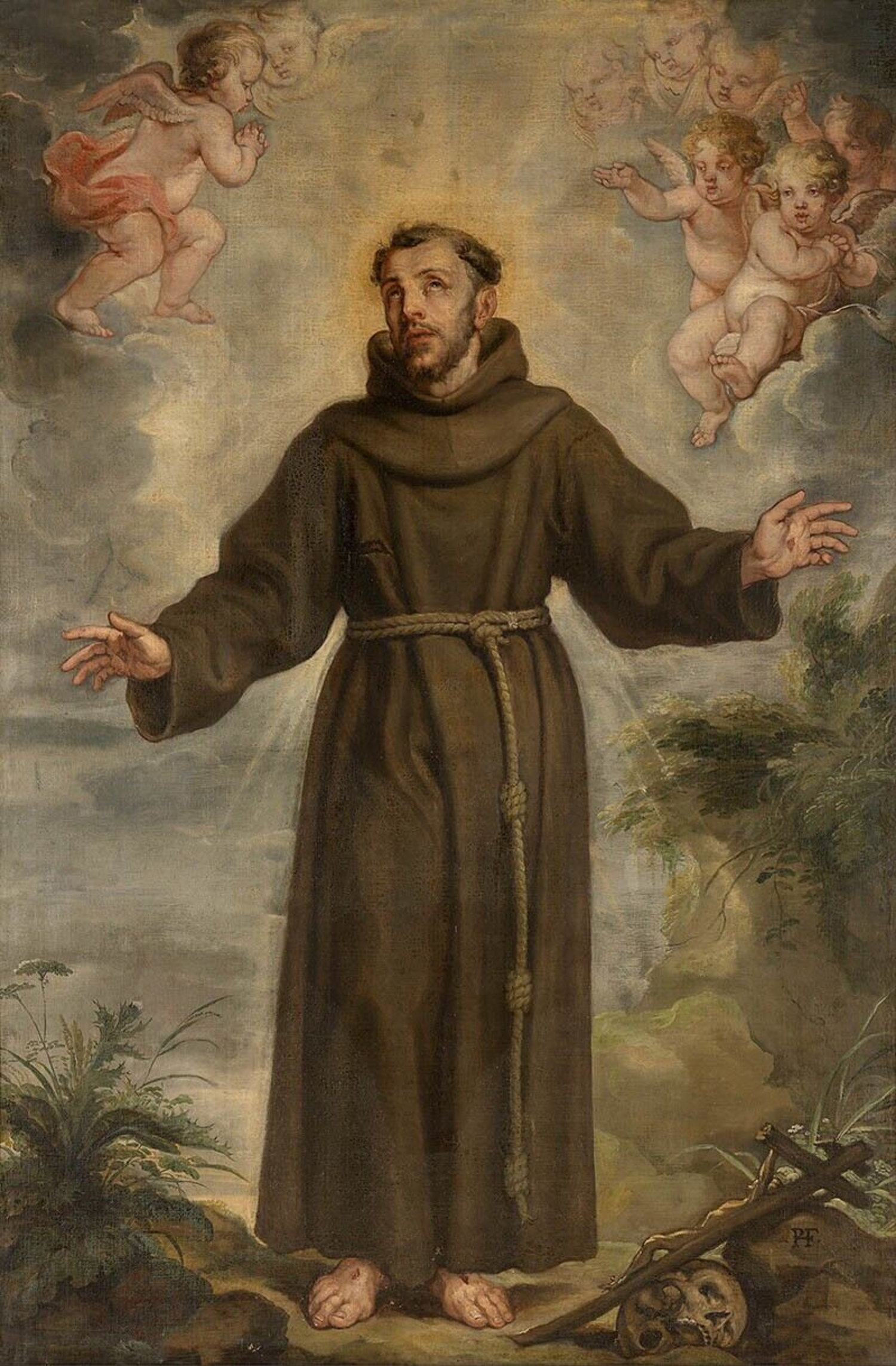 Philip Fruytiers’ St Francis of Assisi. Photograph: Royal Museum of Fine Arts Antwerp