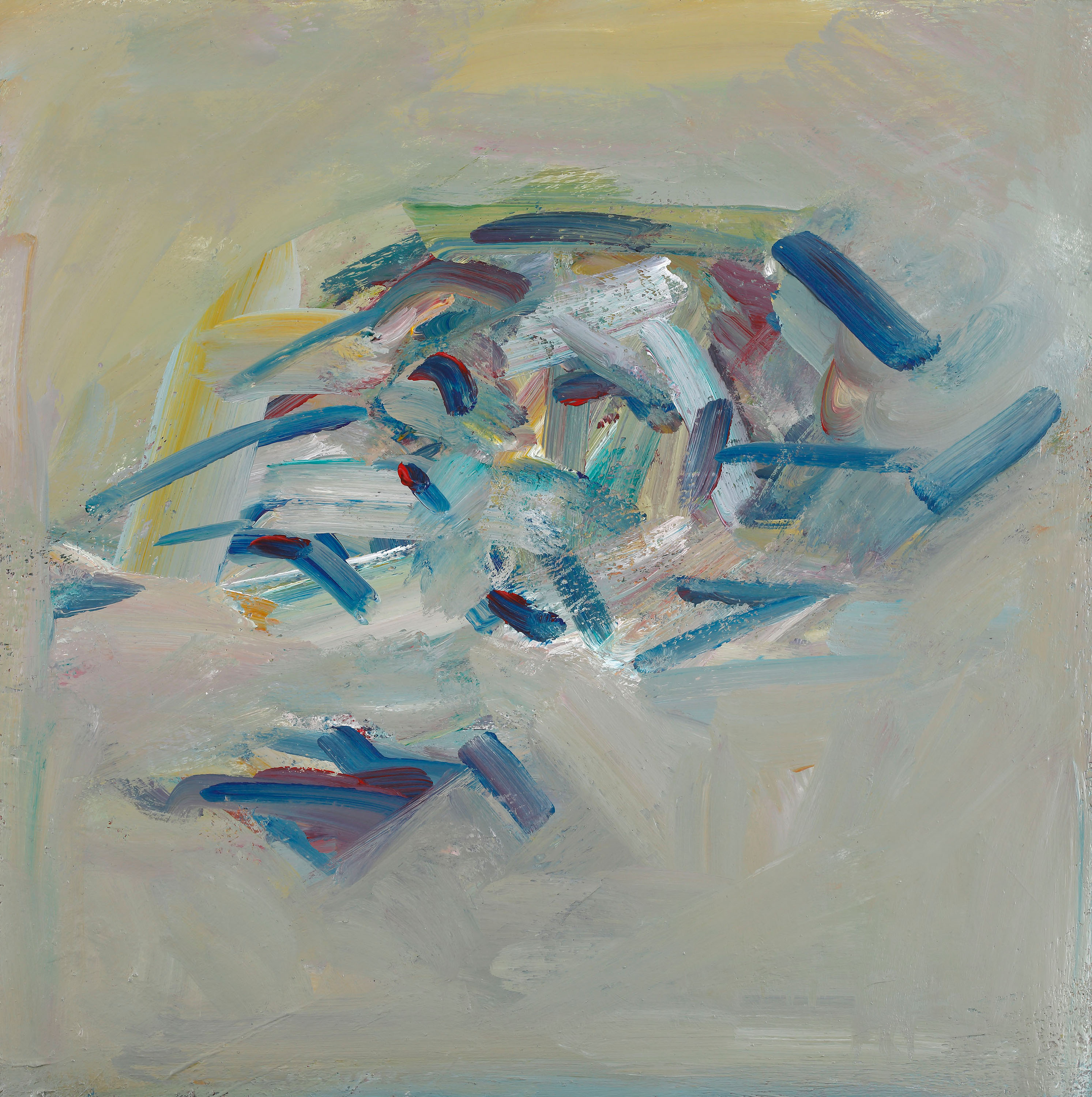 Reclining Head of Julia, 2019-2020.© The Estate of Frank Auerbach