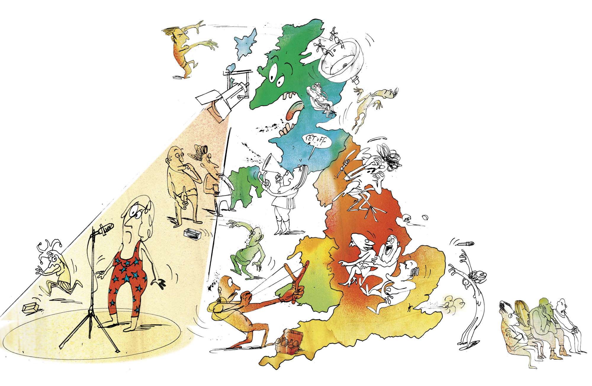 The giggle map of the UK: in comedy, location matters