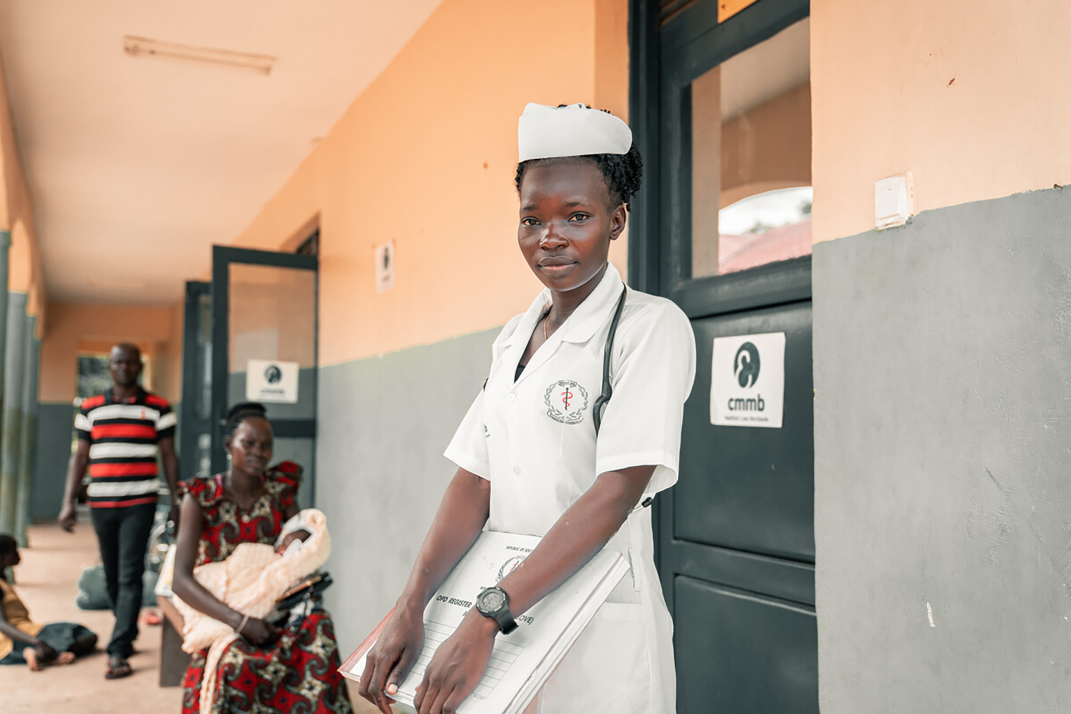 In Mvolo County, South Sudan, we visited Helen, a former student at Maridi Insititute of Health Sciences, who now heads the labour unit at the local facility. Photograph by Amref Health Africa/Steve Kagia
