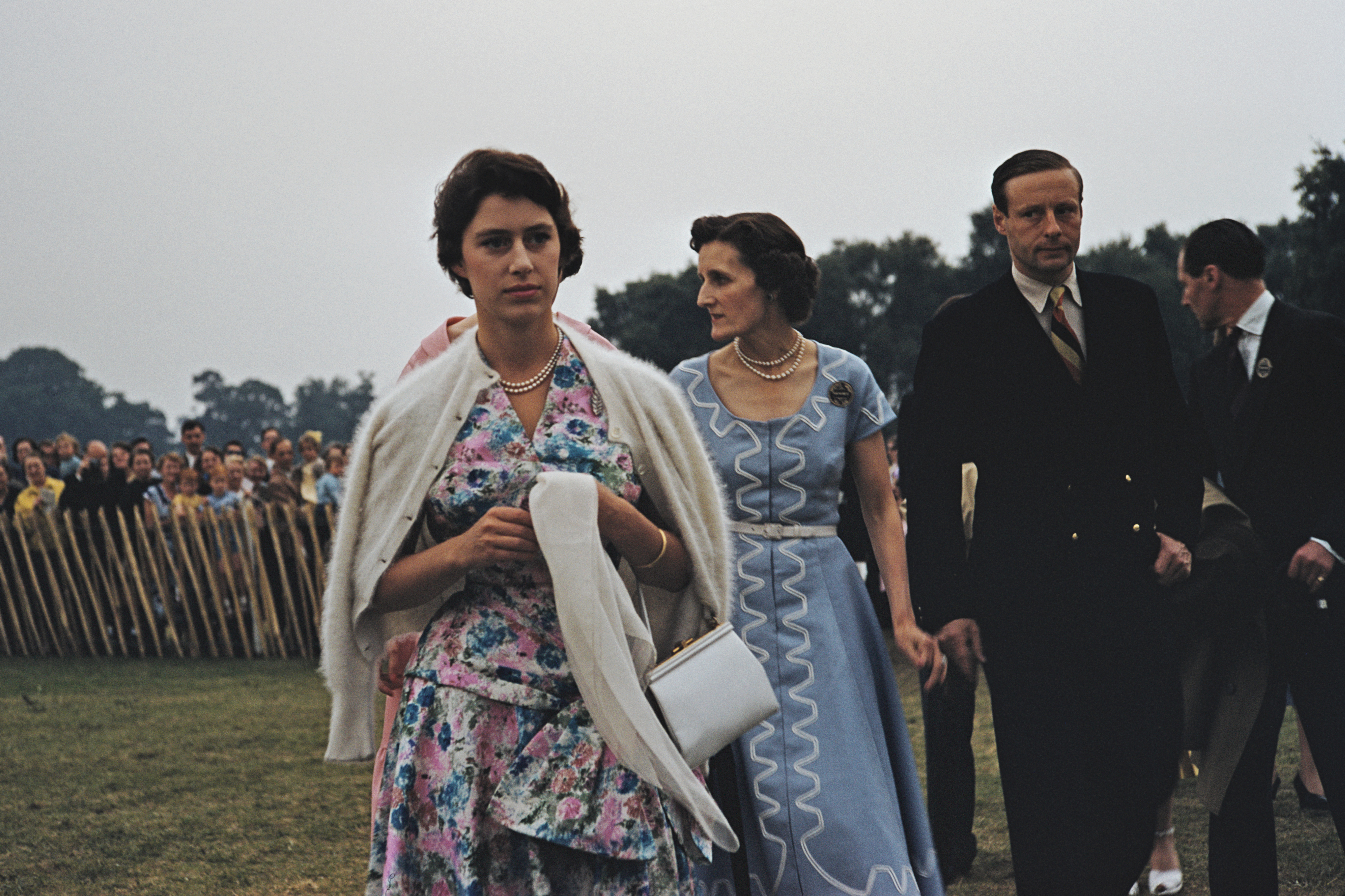 Princess Margaret at a polo tournament in 1955, when she was the talk of the press