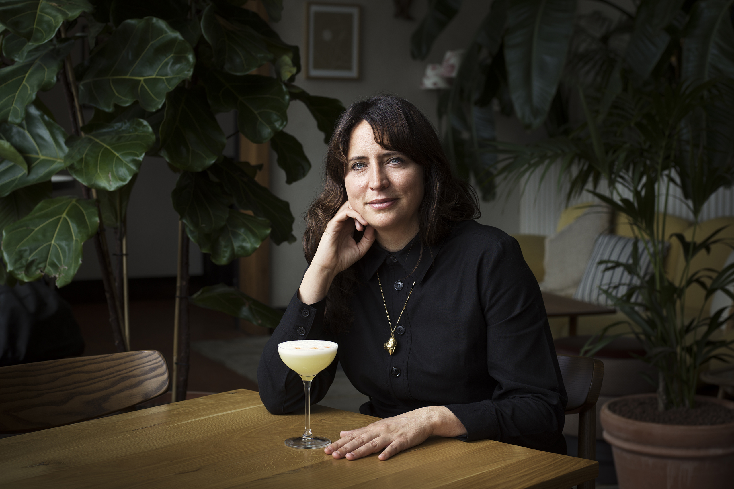 Jules Pearson photographed for OFM at Llama Inn, London, on 10 April 2025
