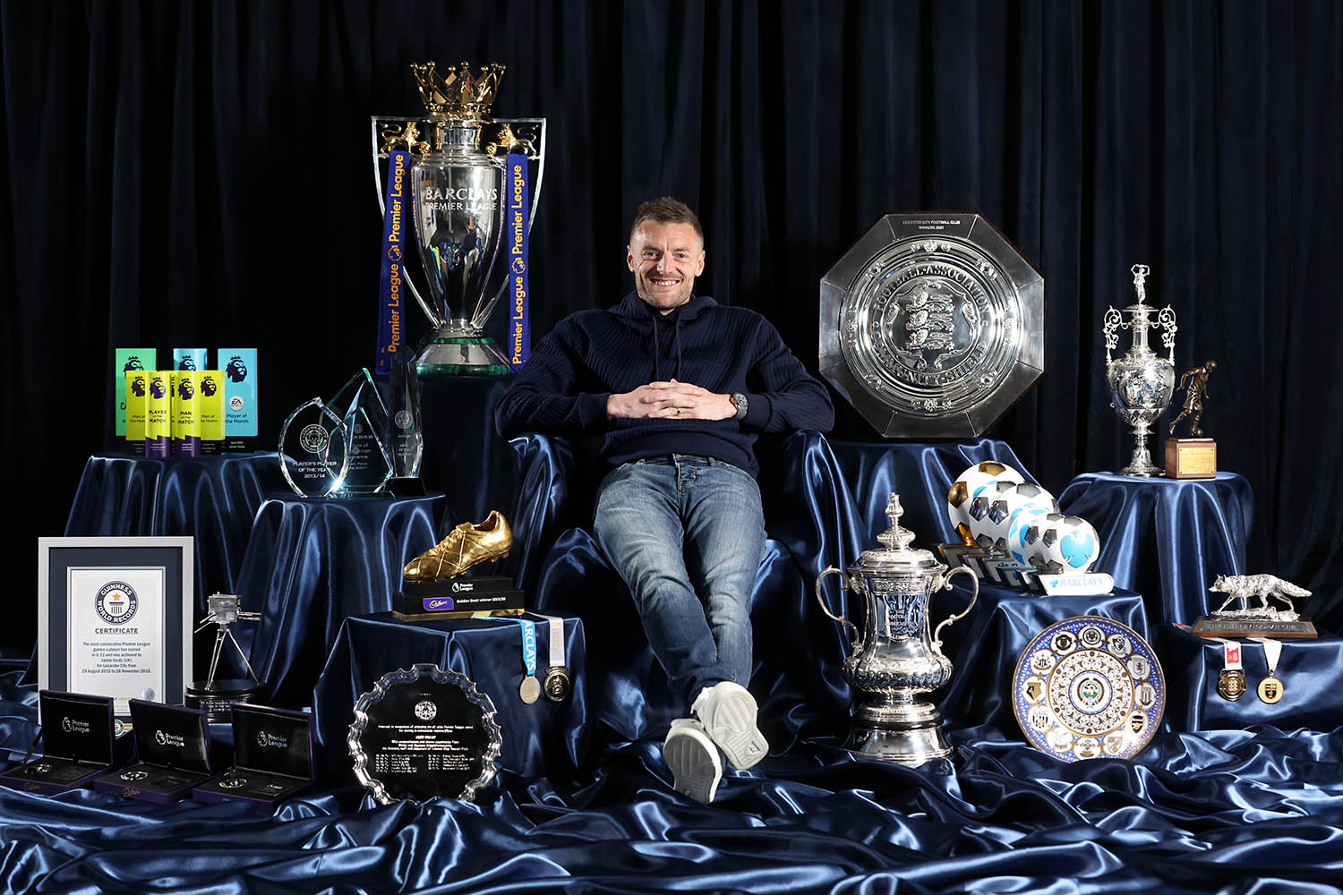 Jamie Vardy: the outlaw who led Leicester’s title heist