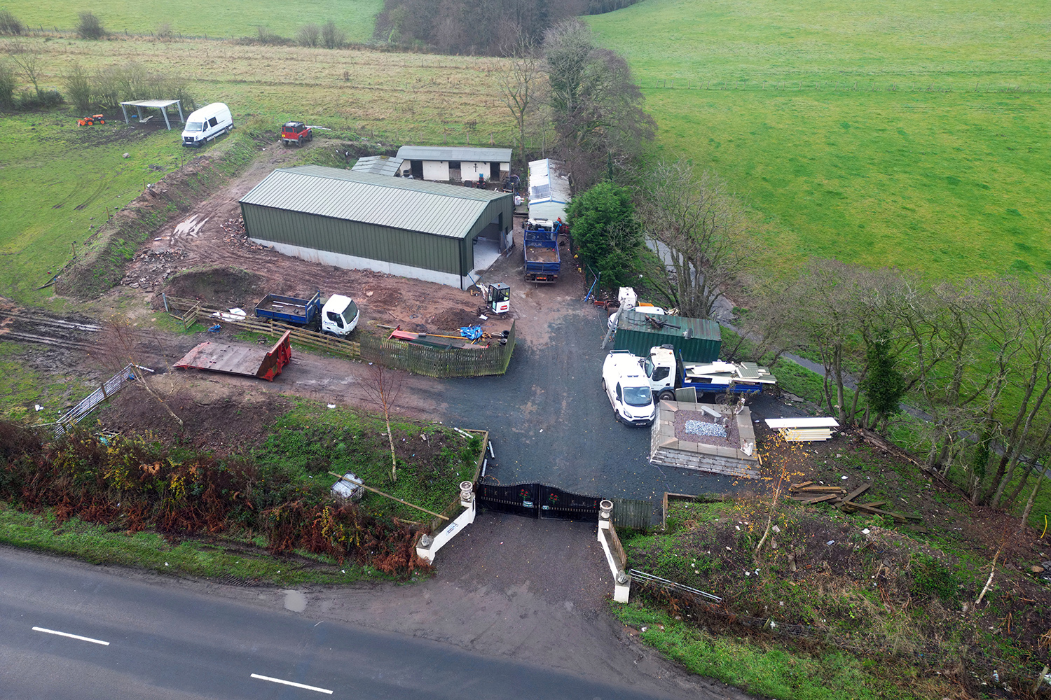 The plot of land where Graham lived, near Carlisle