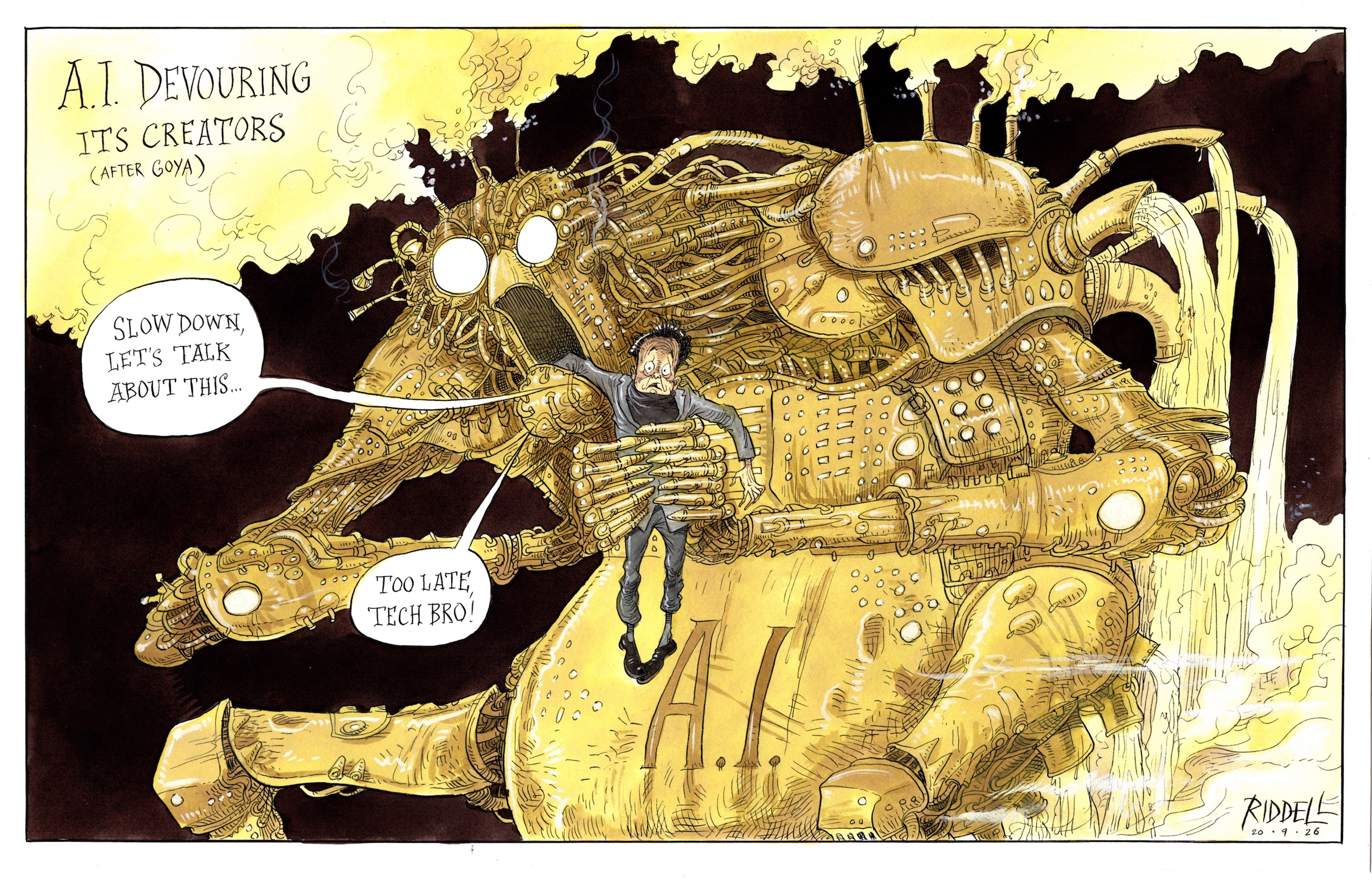 Chris Riddell cartoons: 20 September 2026
