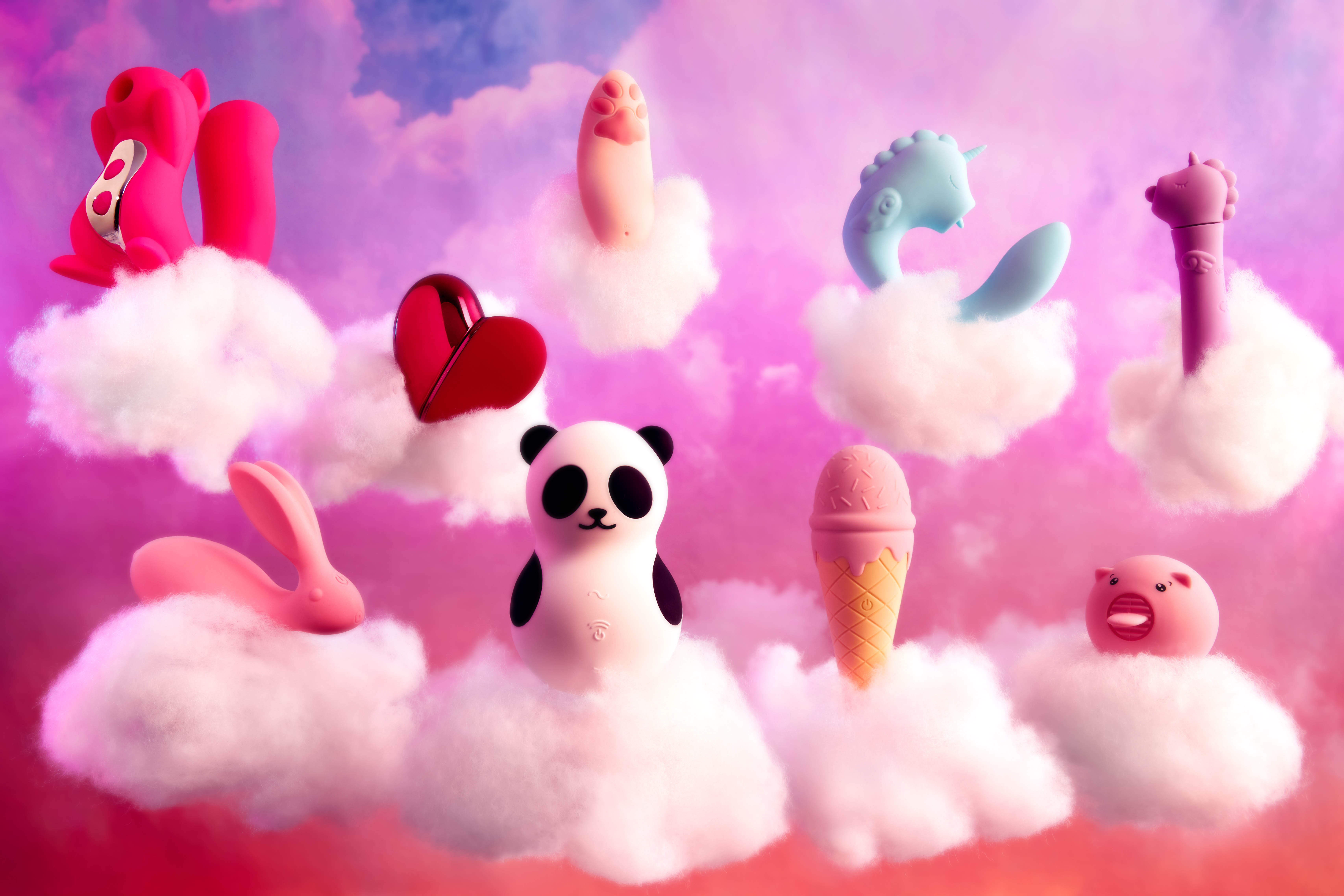 Unicorns, ice-cream cones, little pigs… the cutification of sex toys