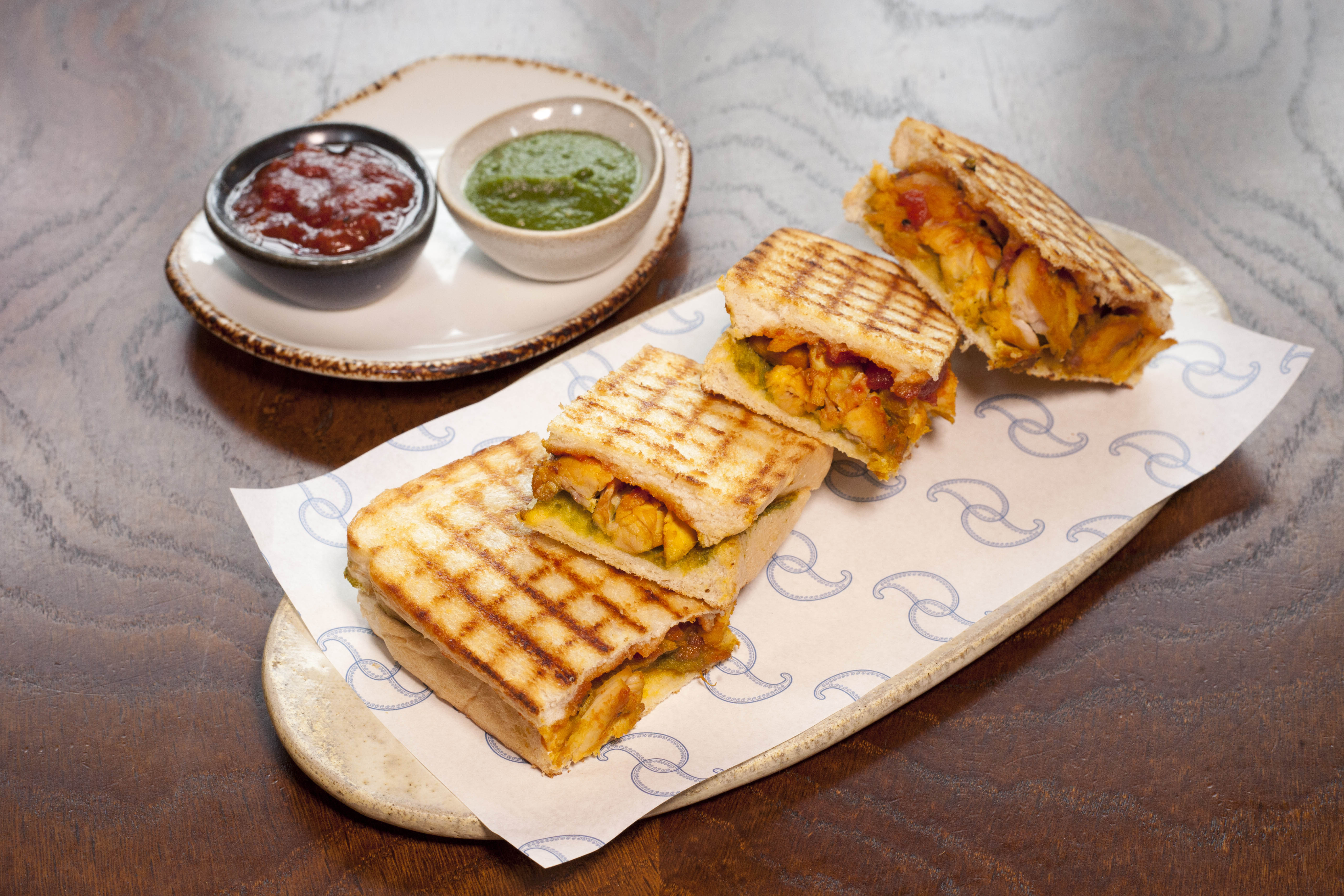 ‘Butter chicken that’s been, basically, Brevilled’: chicken butter masala toastie