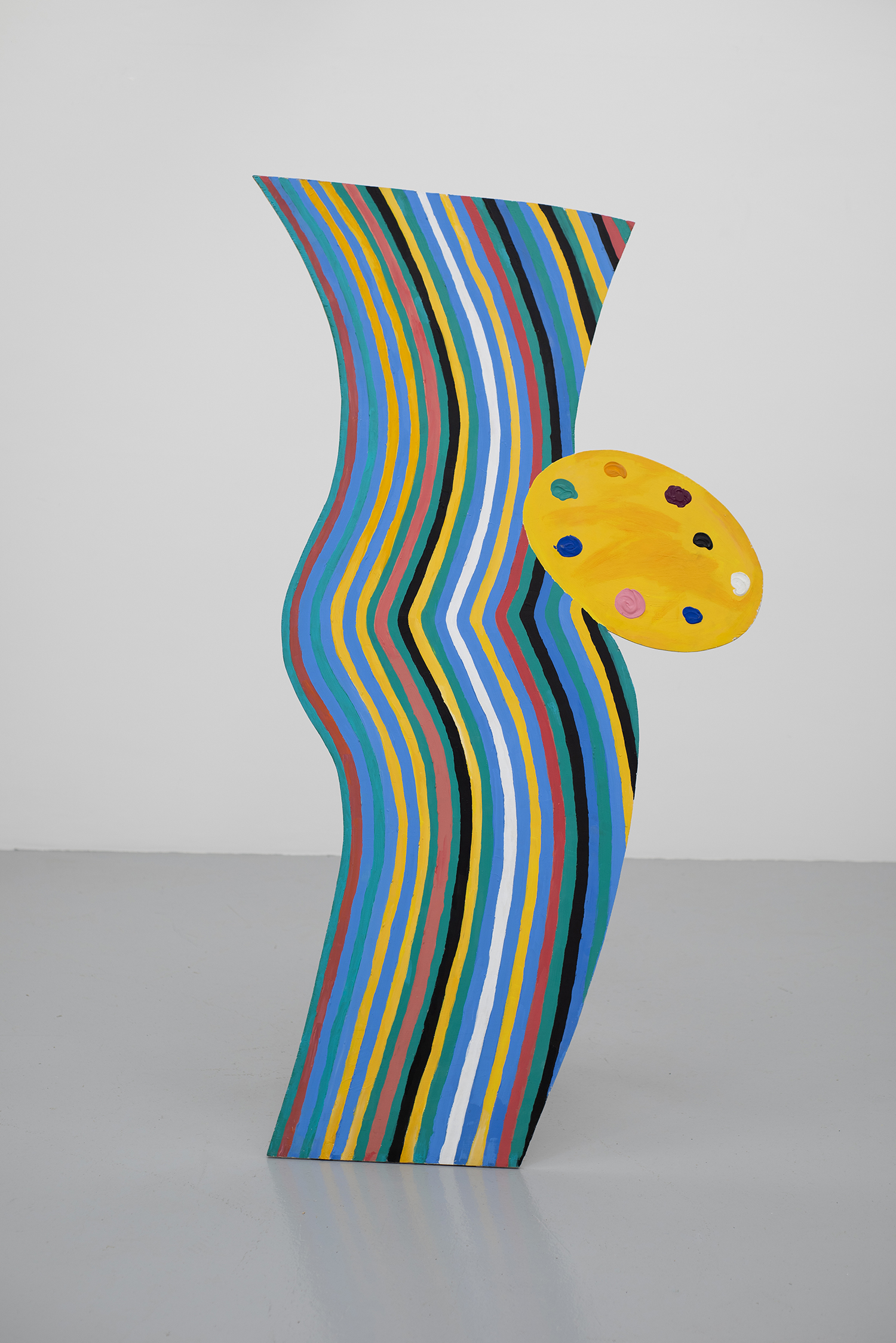 ‘A sheaf of her own stripes’: Bridget Riley, as depicted by Lubaina Himid in Untitled 1982 from Vernet’s Studio, 1994