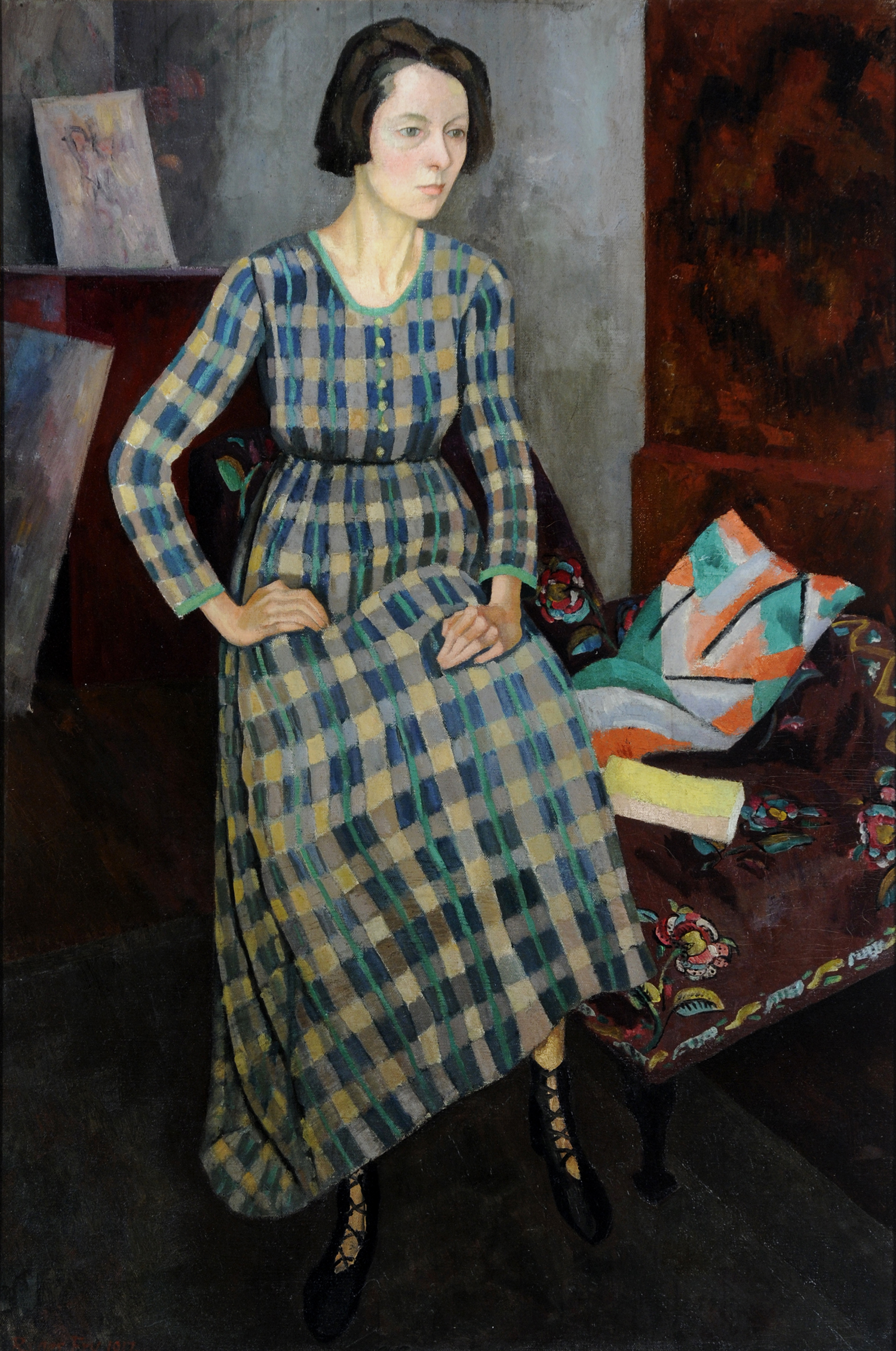 Roger Fry’s ‘surprisingly strong’ portrait of the artist Nina Hamnett, 1917
